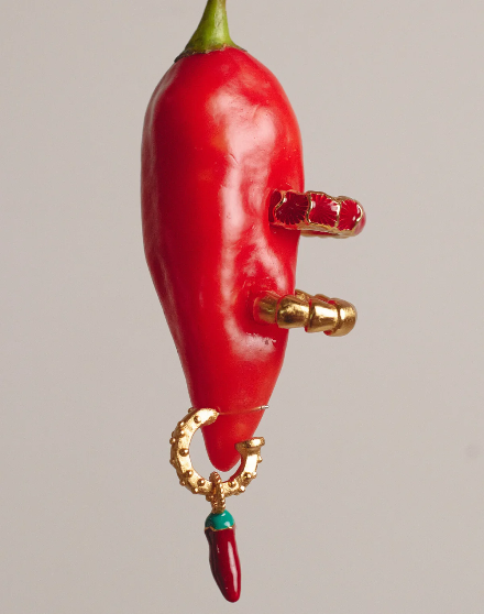 Chili Earrings Set-Earcuff and Earrings