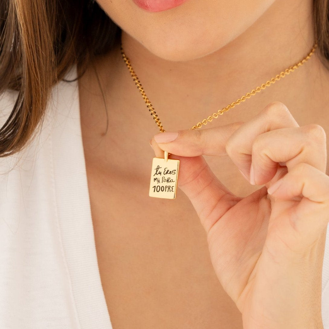 Sentimental Message Necklace – Thank You for Making Me So Happy