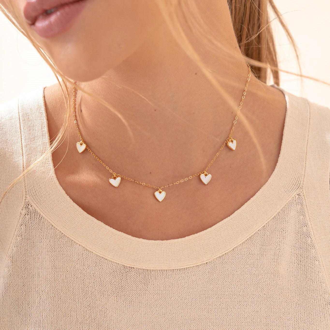 Red Mini Heart Necklace