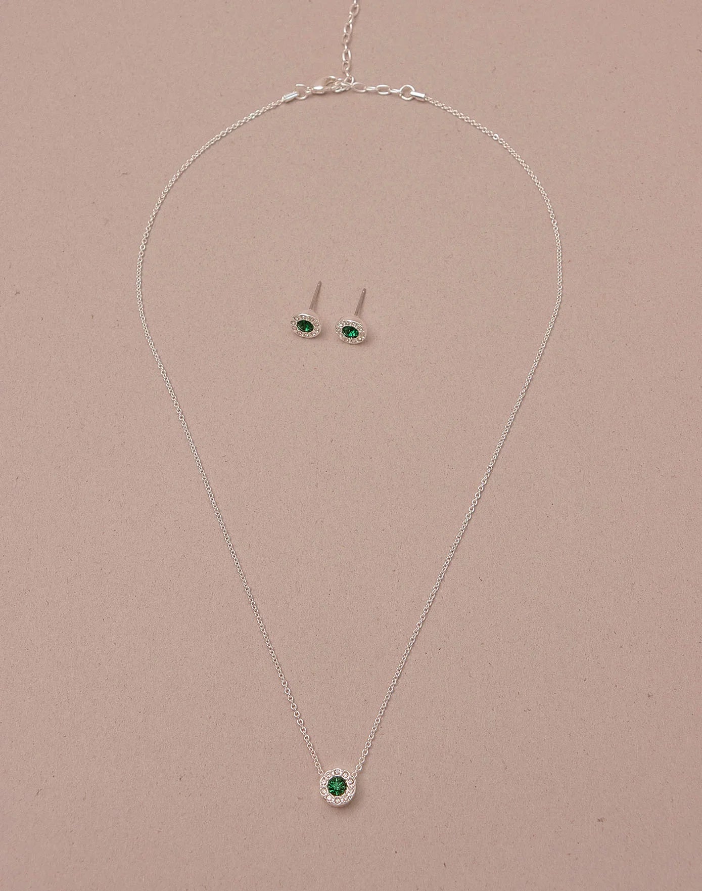 Esmeralda Necklace+Earrings Set