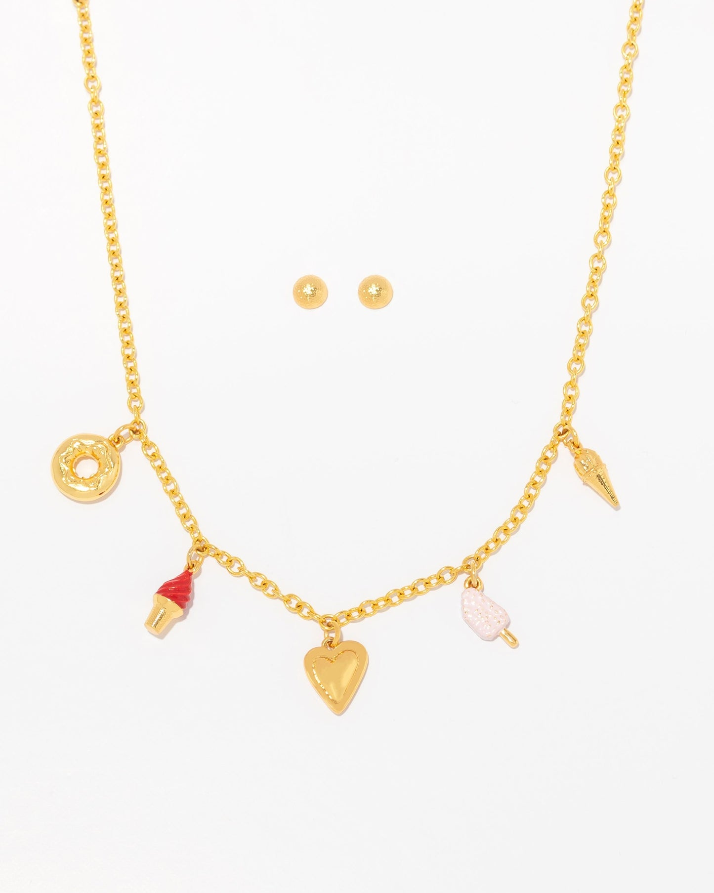 Candy multicharms necklace