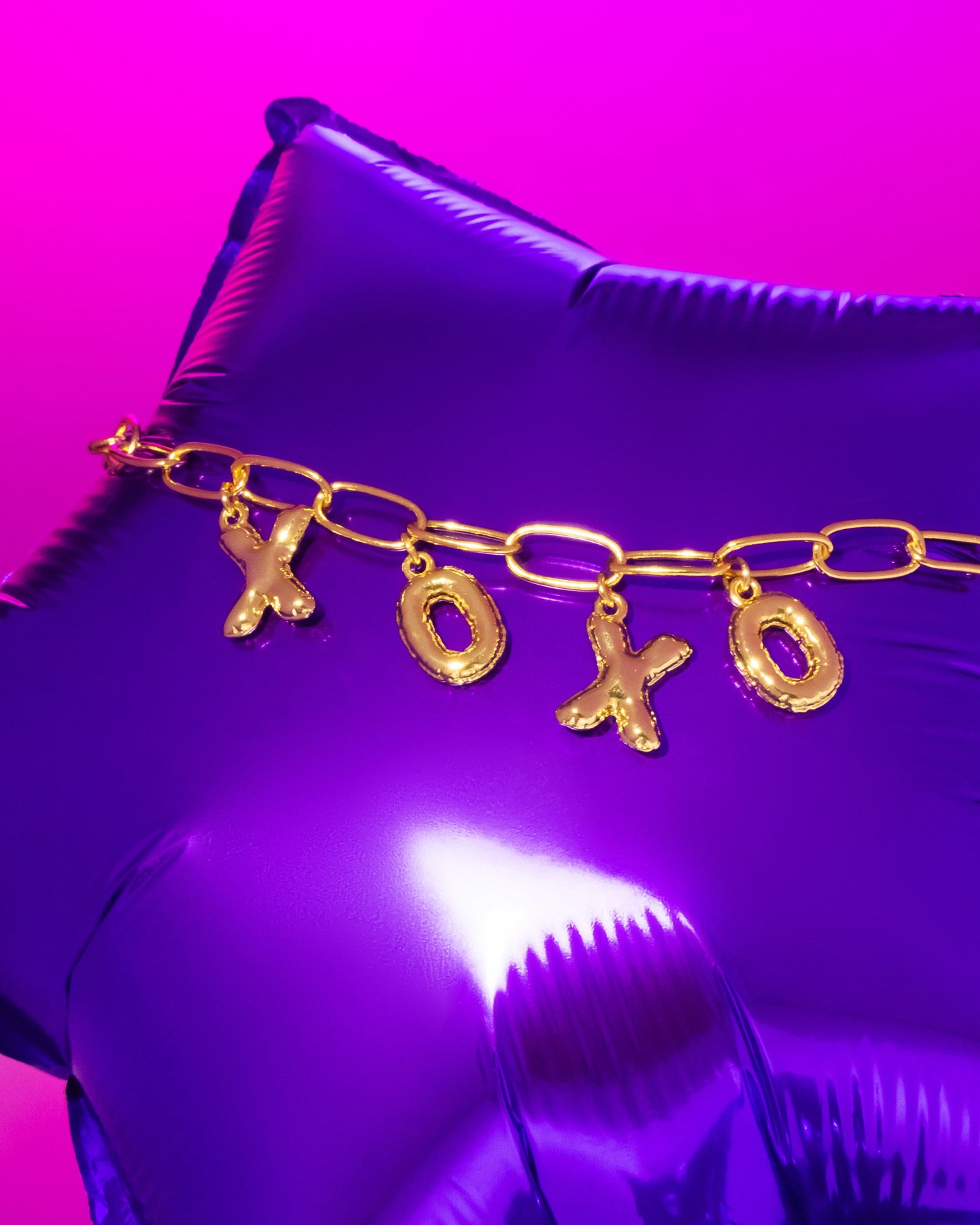 Gold XOXO Necklace