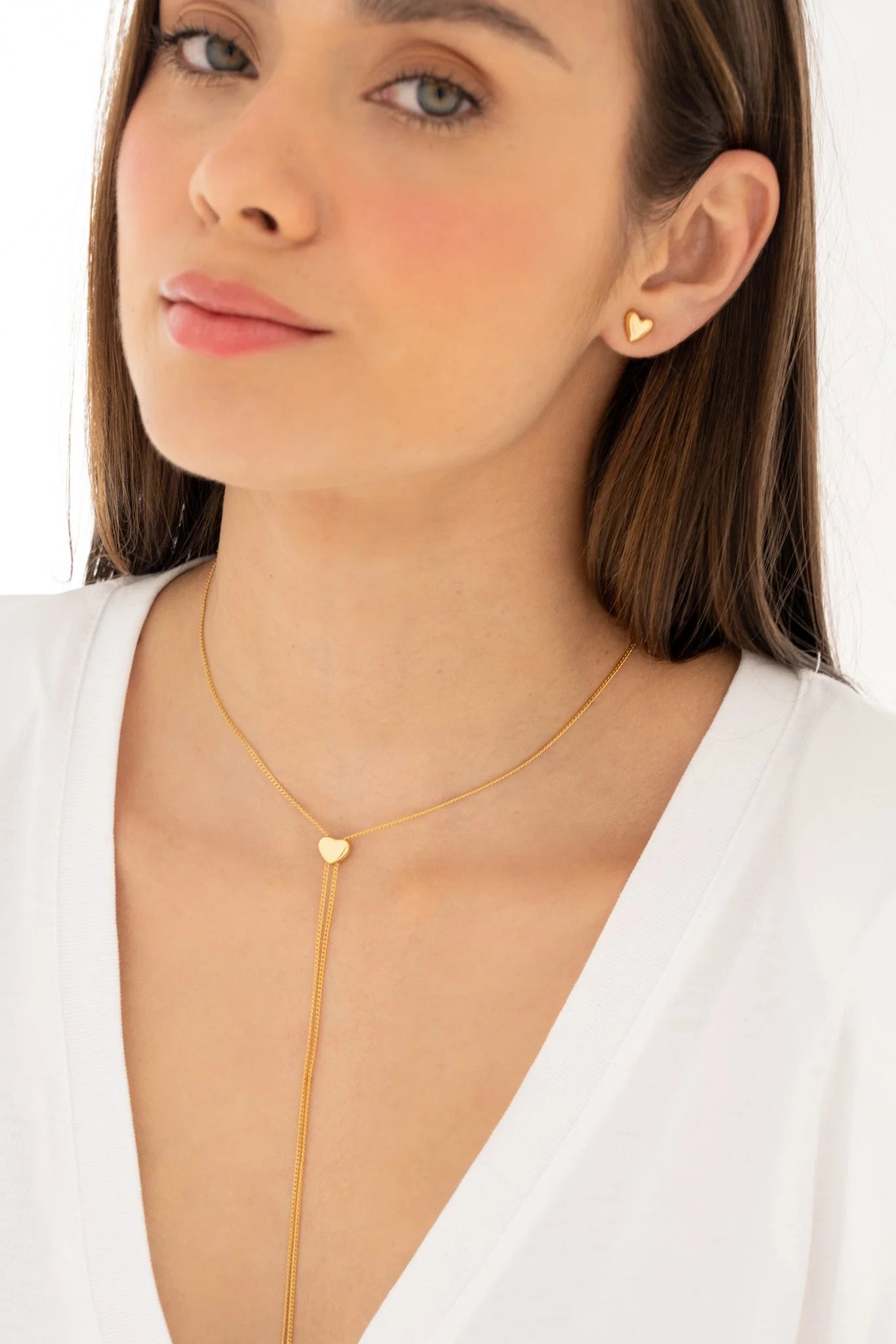 Heart Lariat Necklace