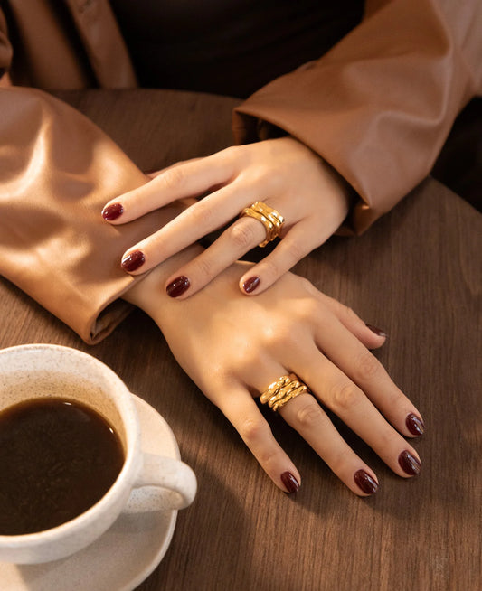 Square Ring Set-3 Rings