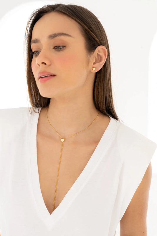 Heart Lariat Necklace