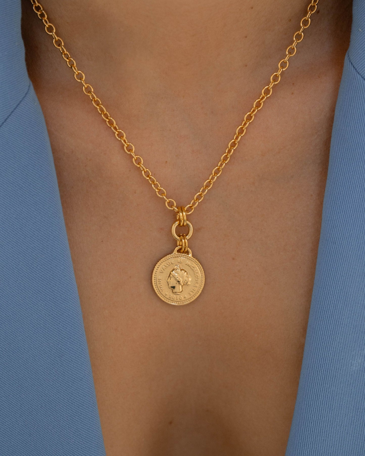 “Your value is incalculable” message necklace