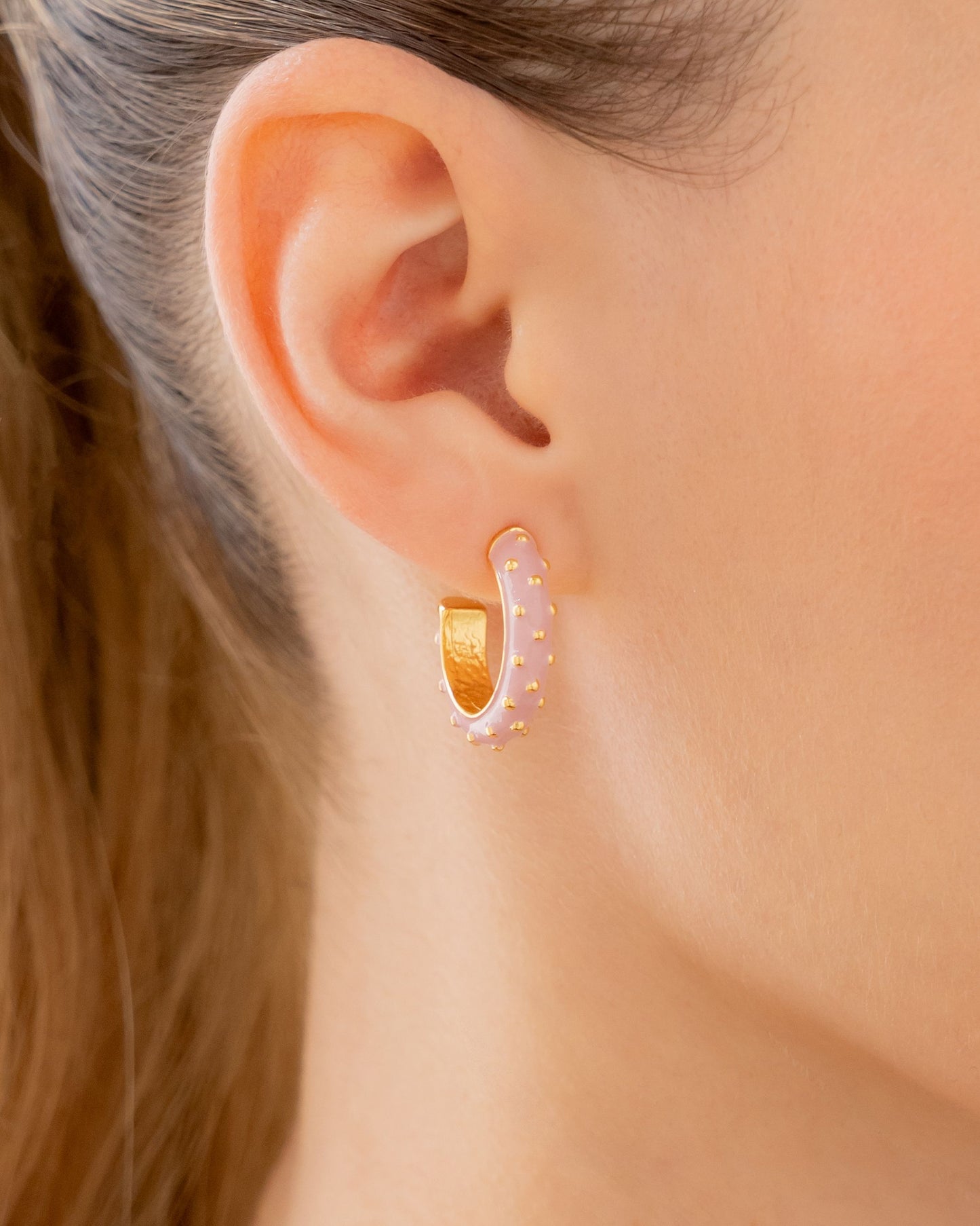 Pastel Hoop Earrings