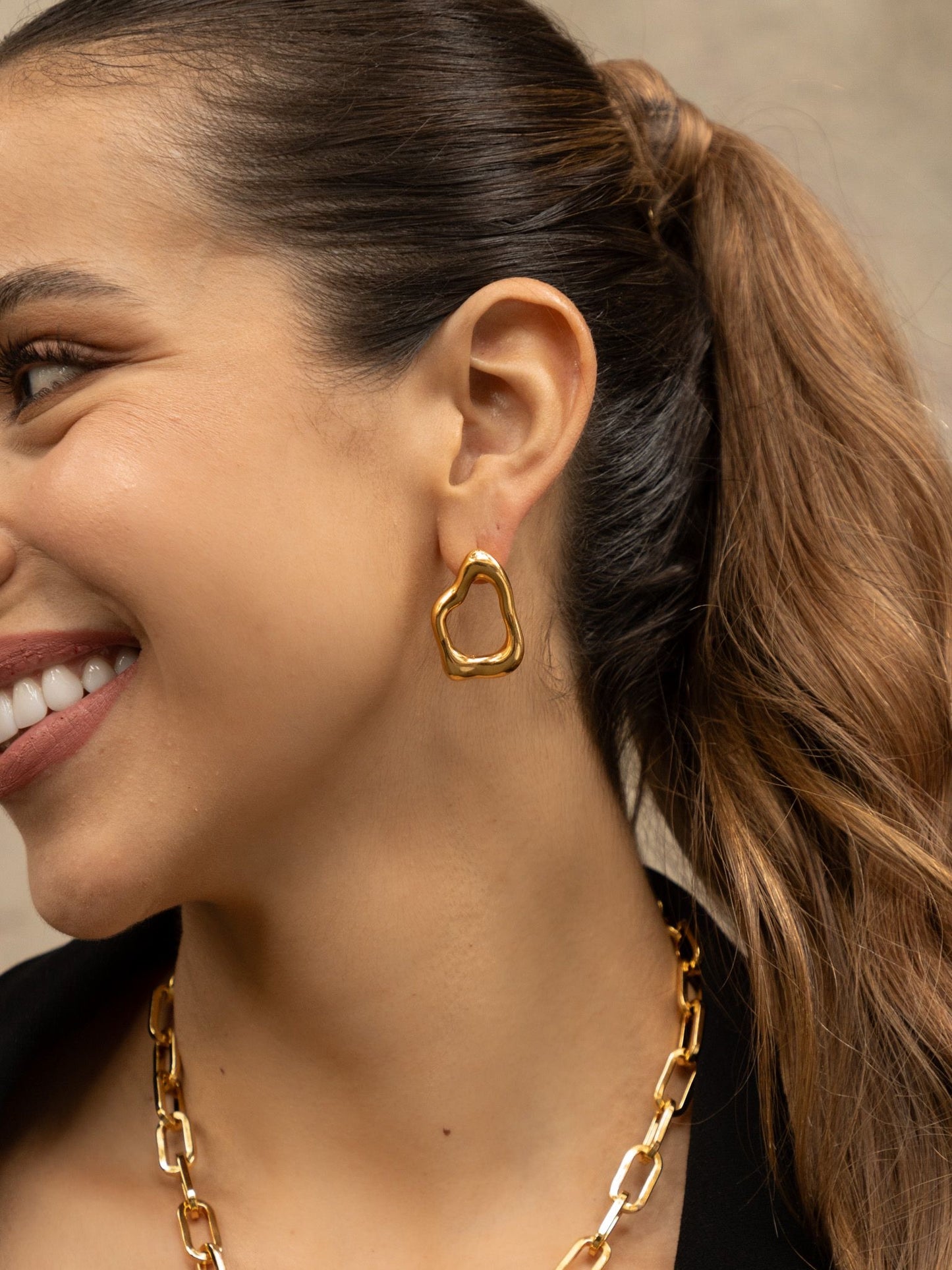 Gold Aesthetic Earrings