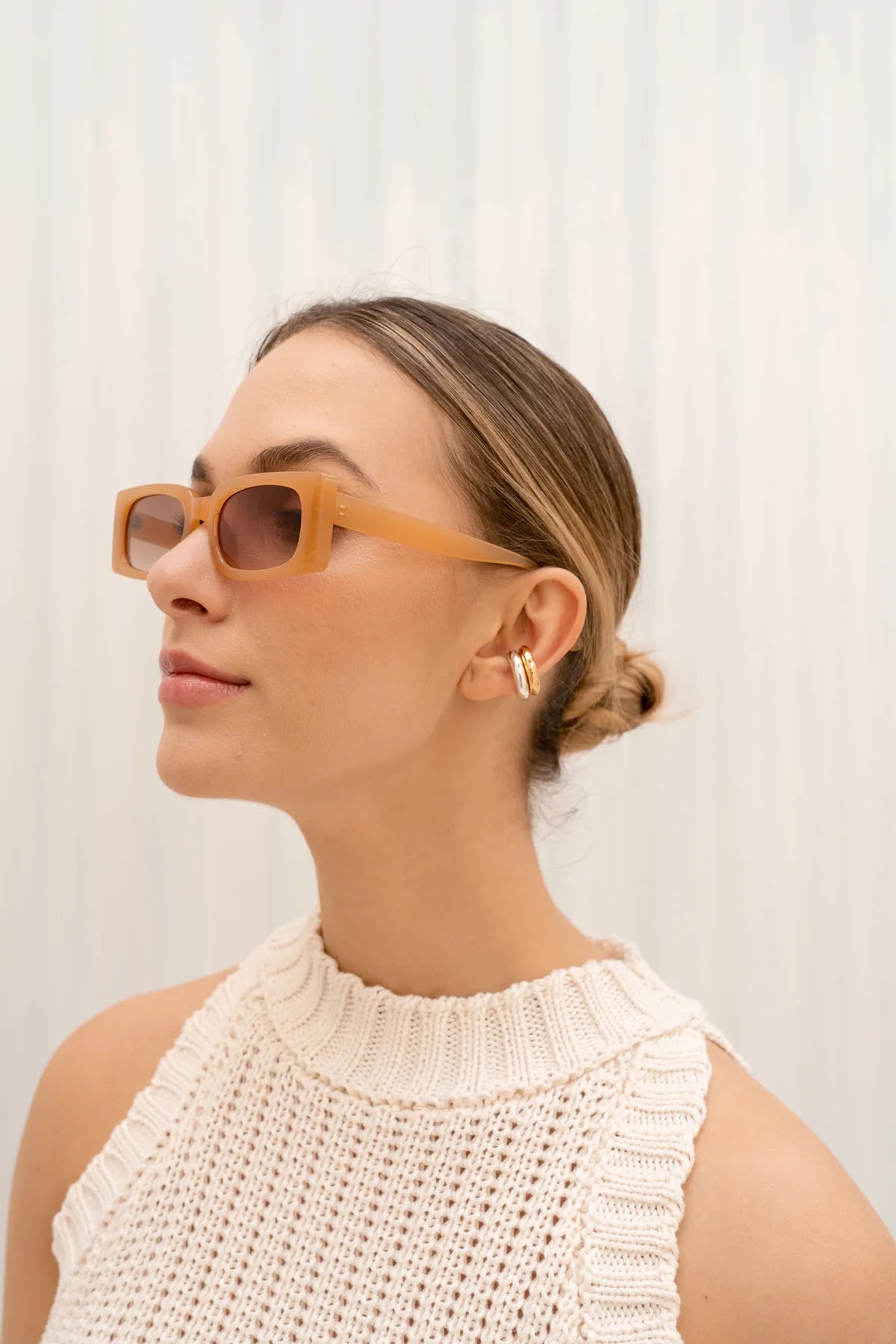 Silver-Gold Doble Earcuff