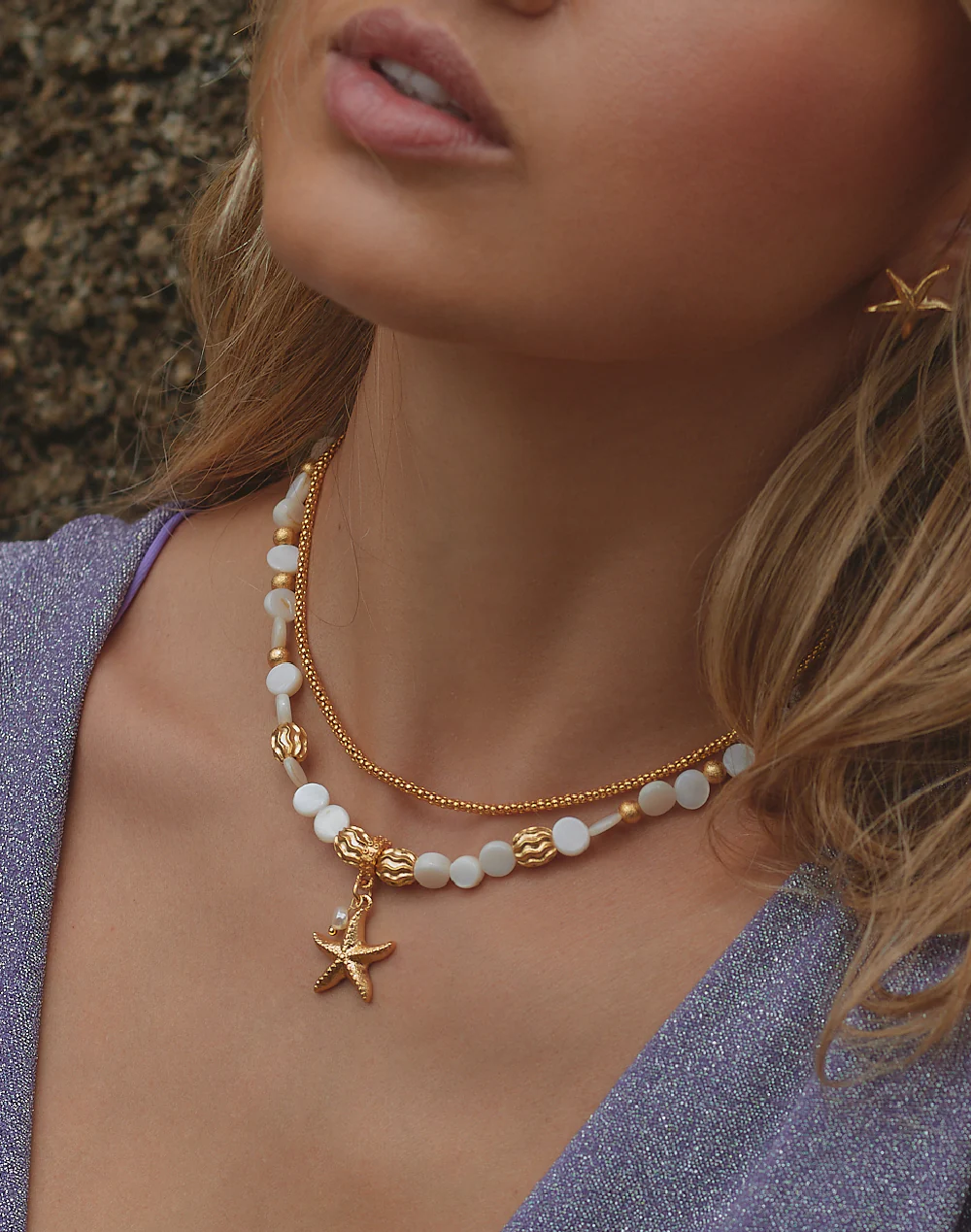 Nácar Layered Necklace