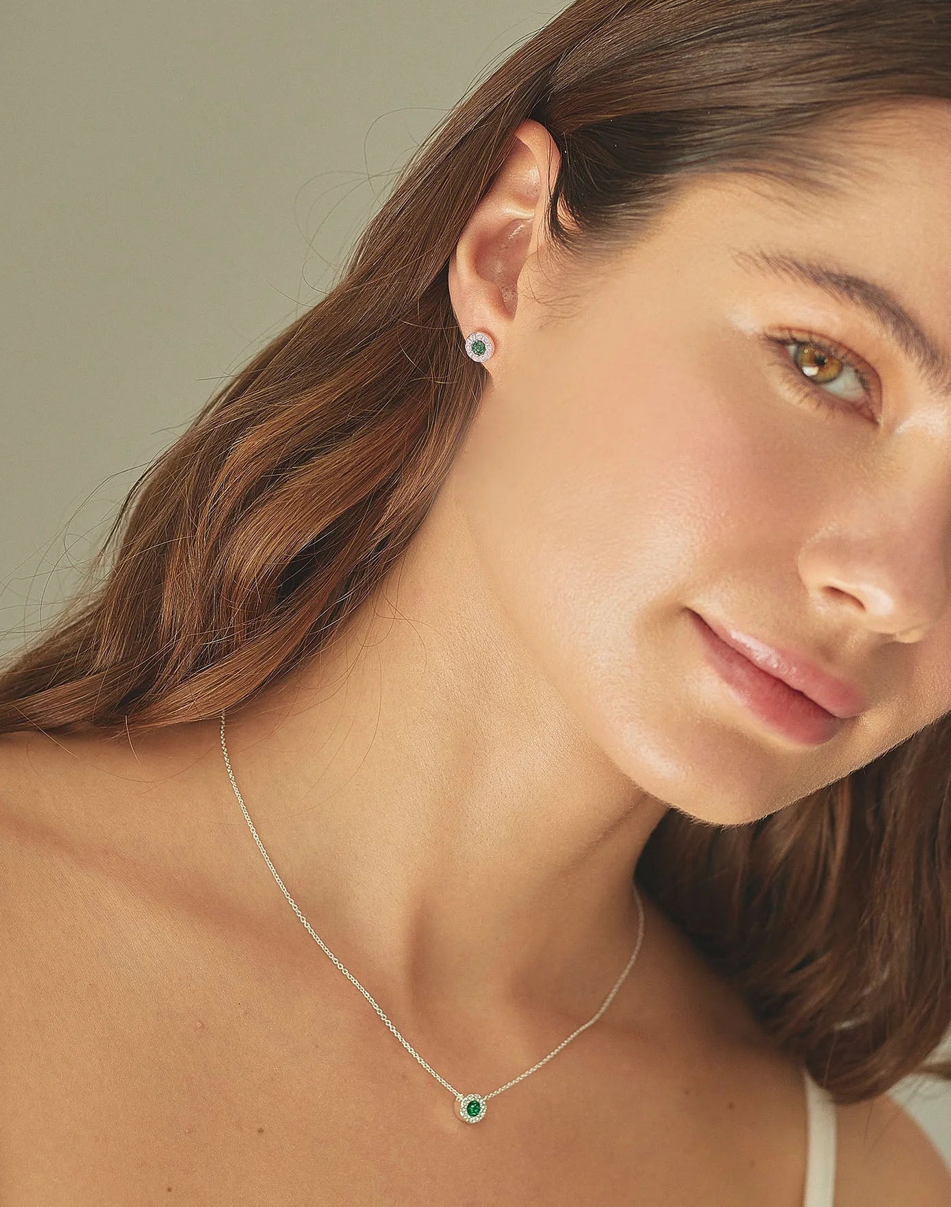 Esmeralda Necklace+Earrings Set
