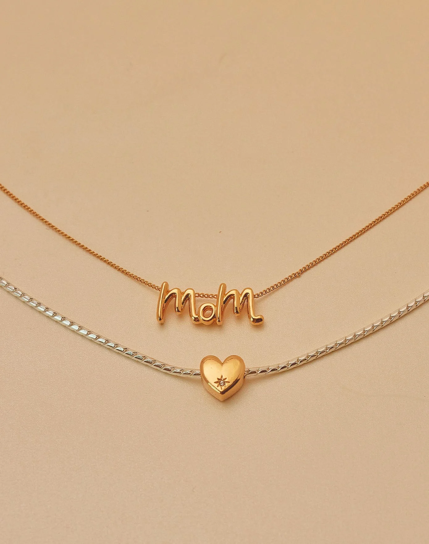 Mom Love Necklace Set