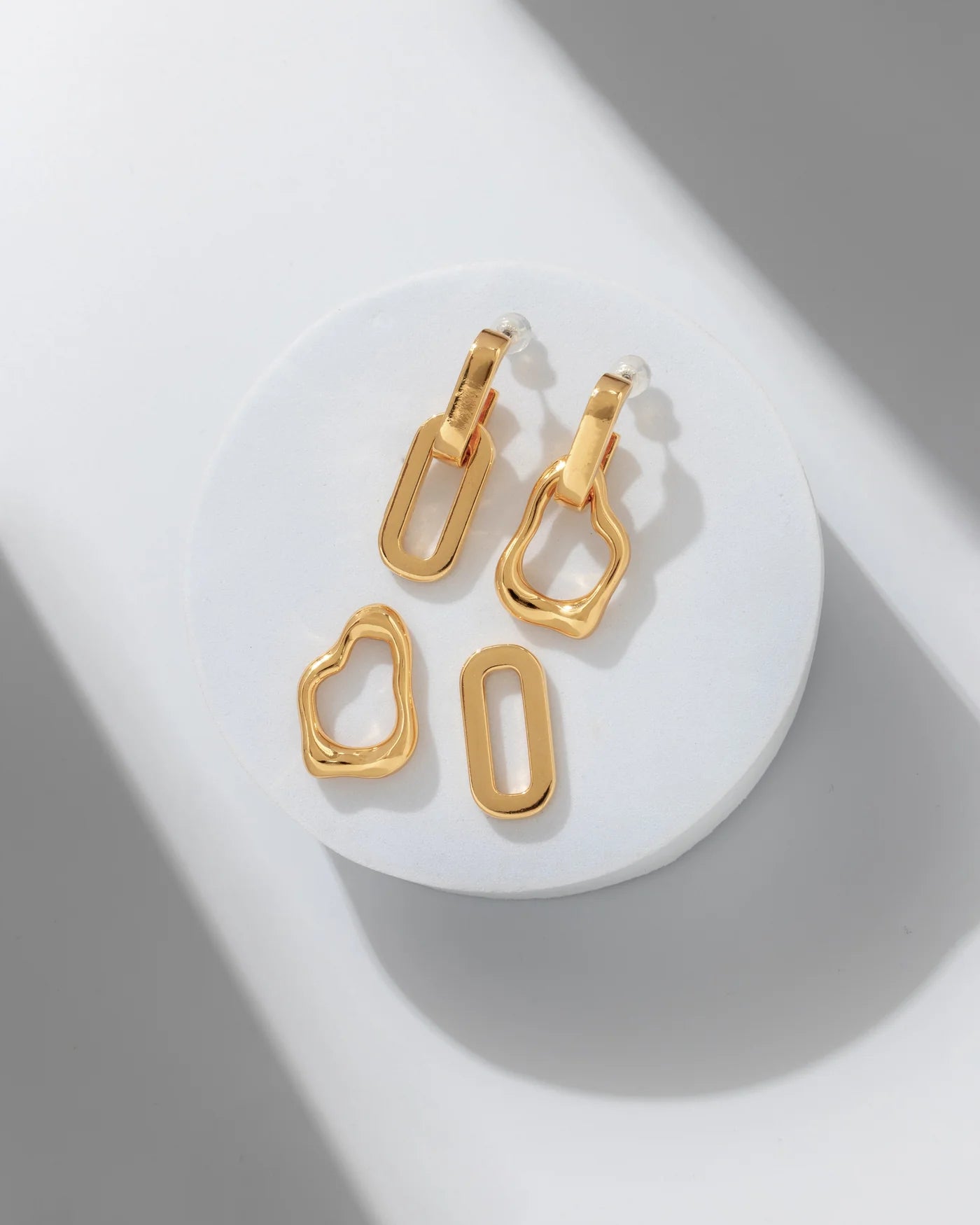 Gold Aesthetic Earrings