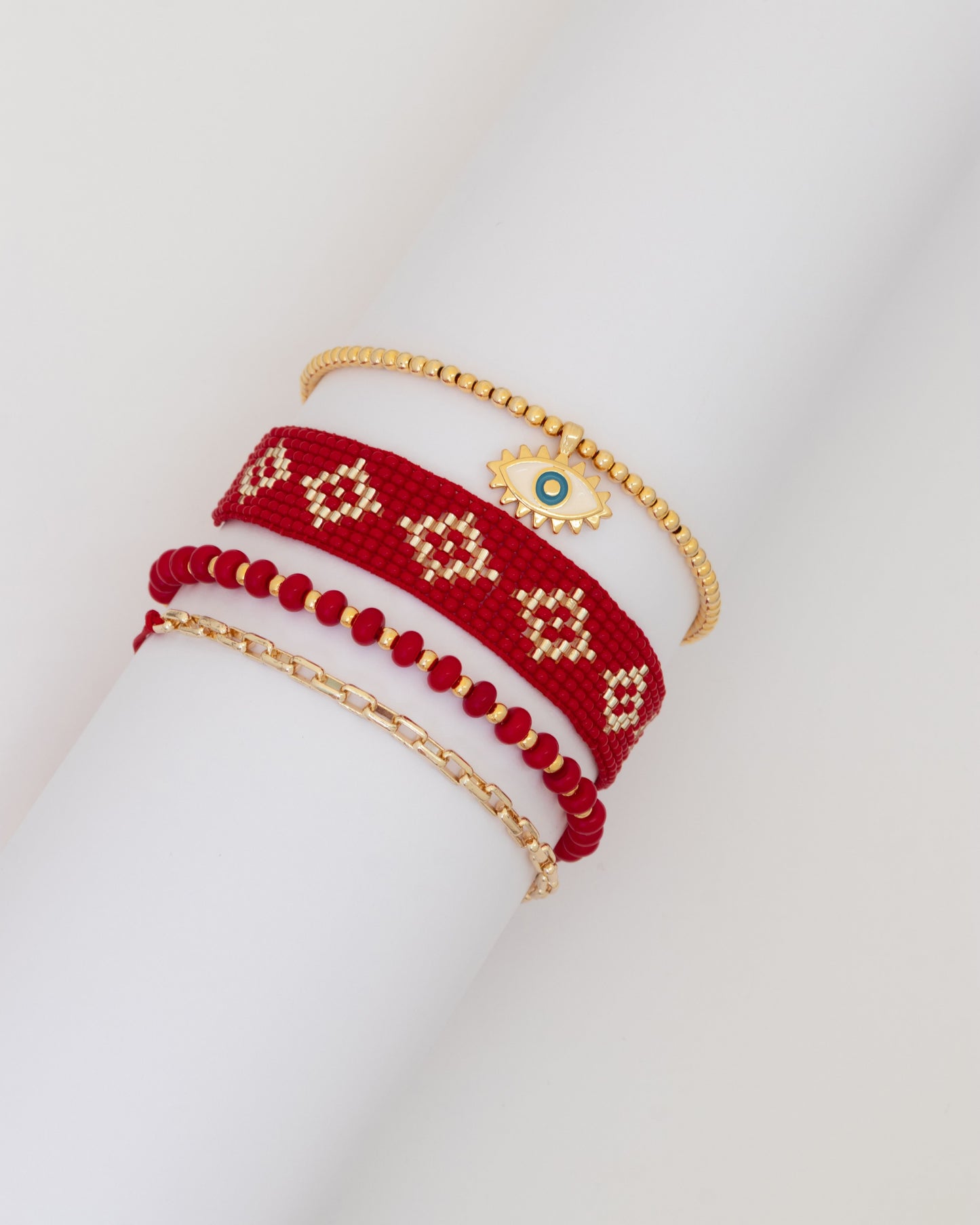 Red Love Bracelet Set