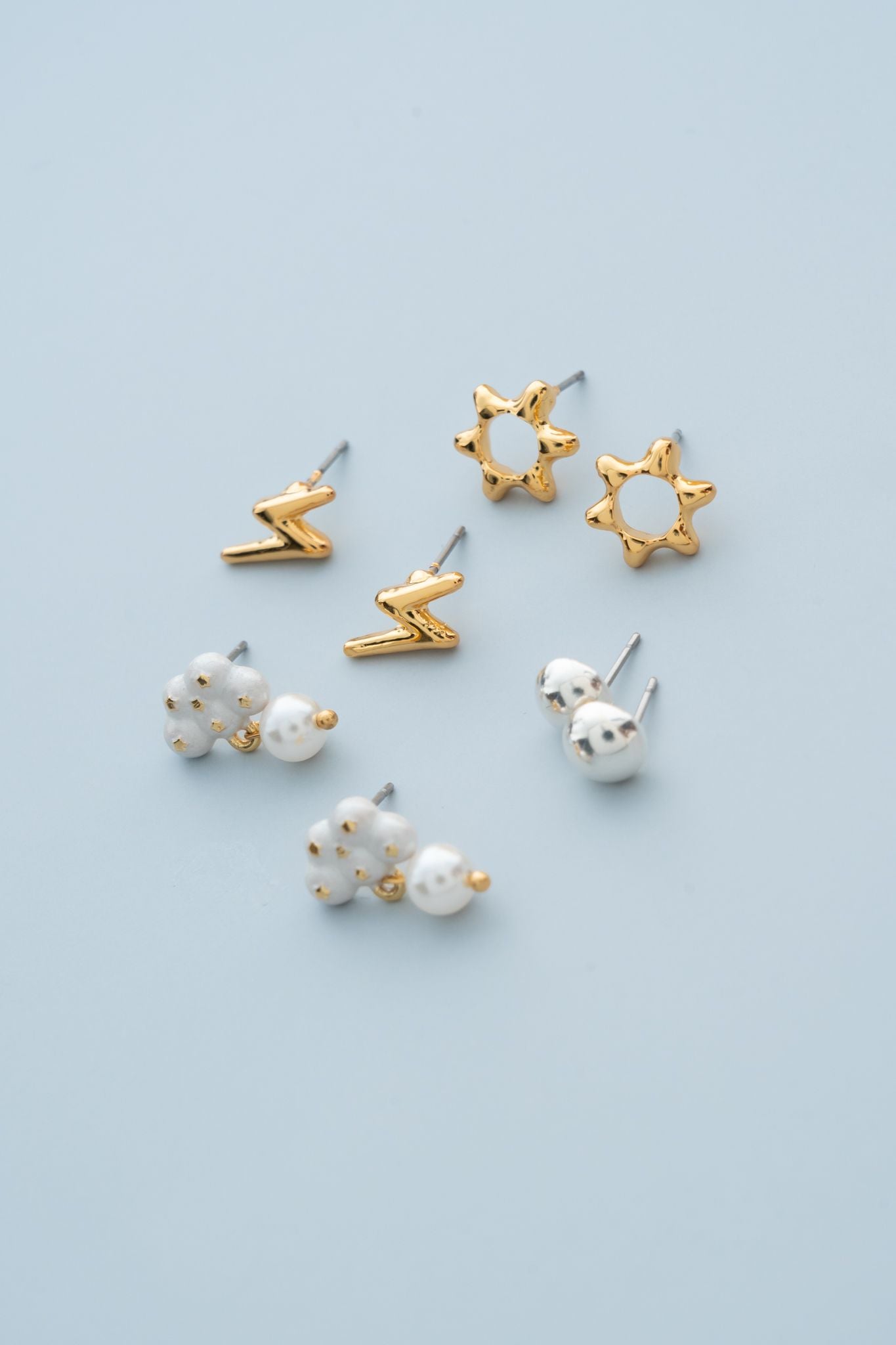 Lluvia de amor Earrings Set x 4