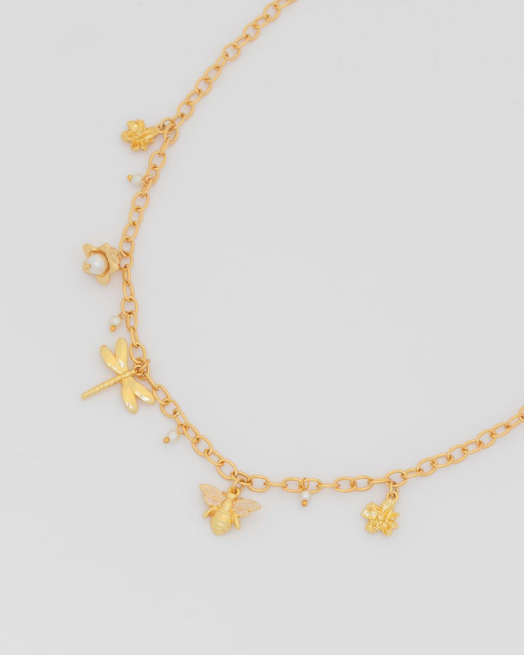 Bloom charm necklace