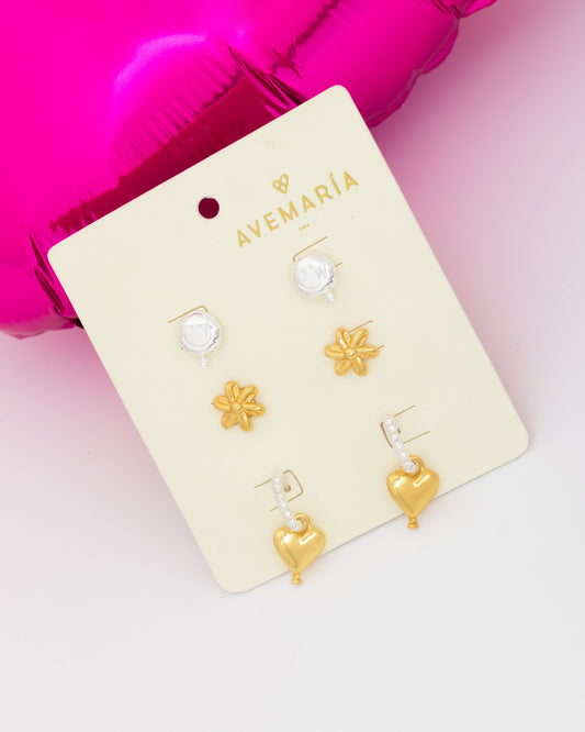 Balloon Earrings Set x 3