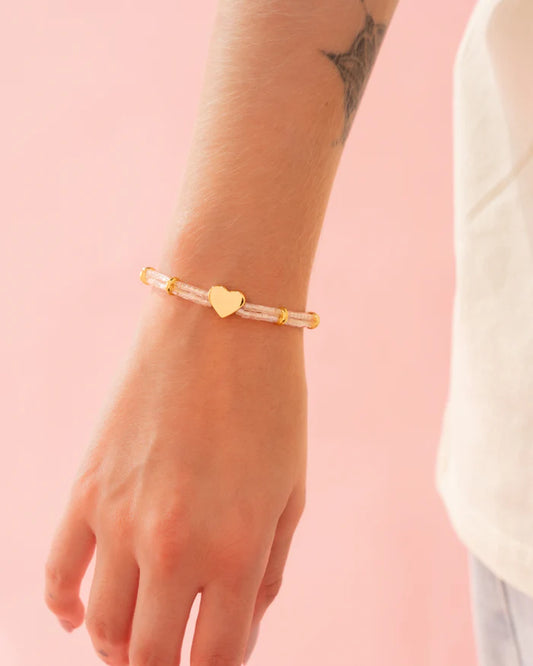 Sun-Kissed Heart bracelet-Habdwoven