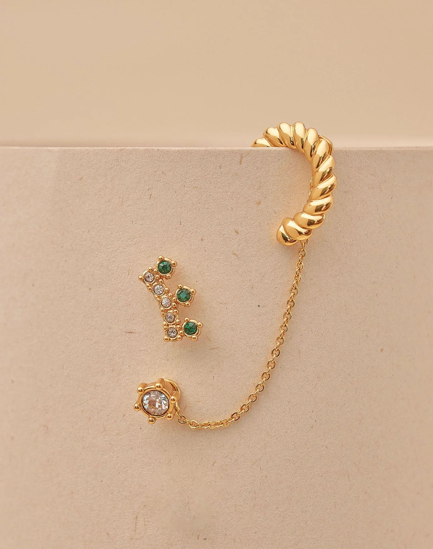 Bellagio Crystal Earring and Earcuff Set