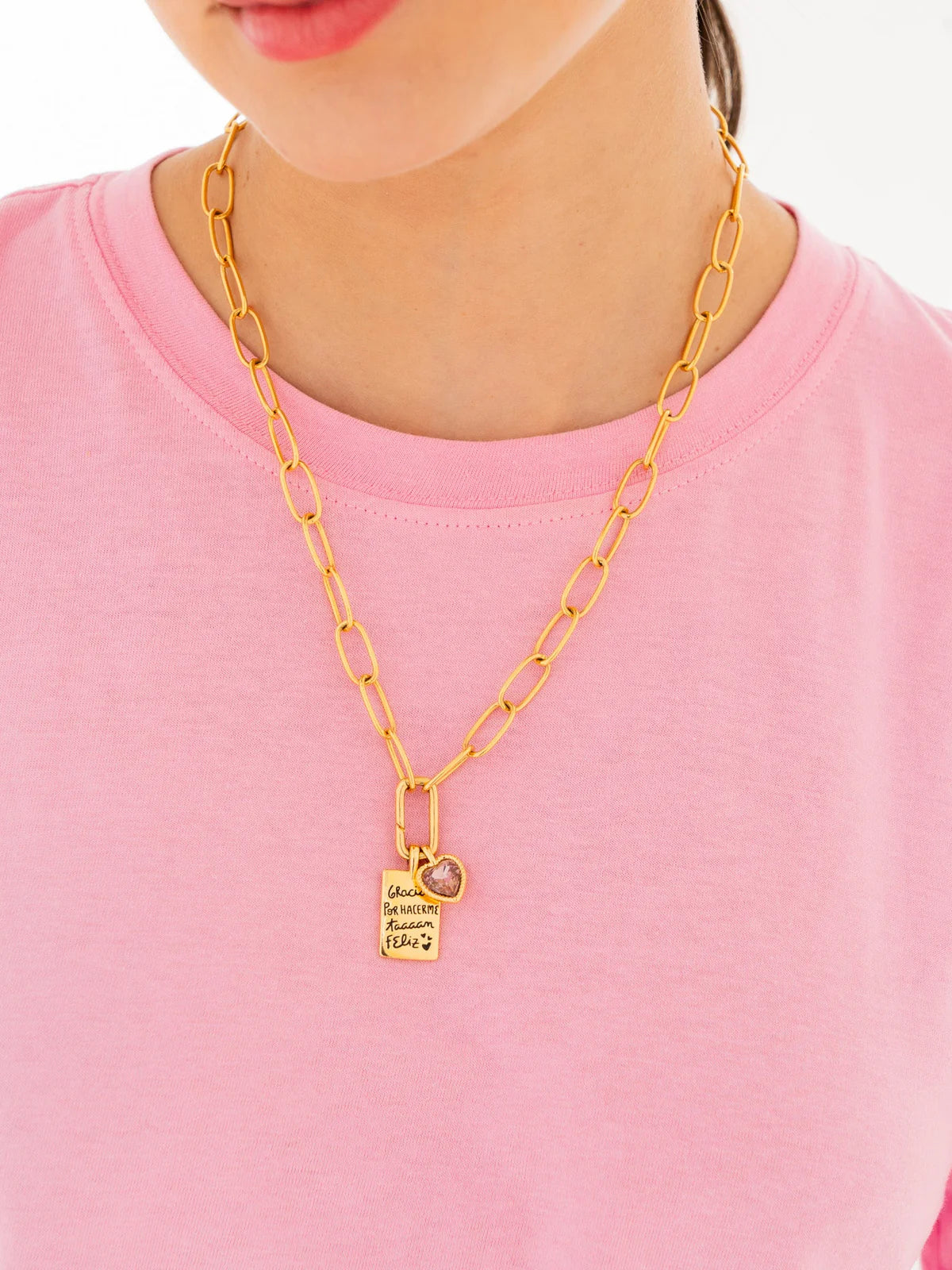 Long Necklace “You are my forever”-romantic