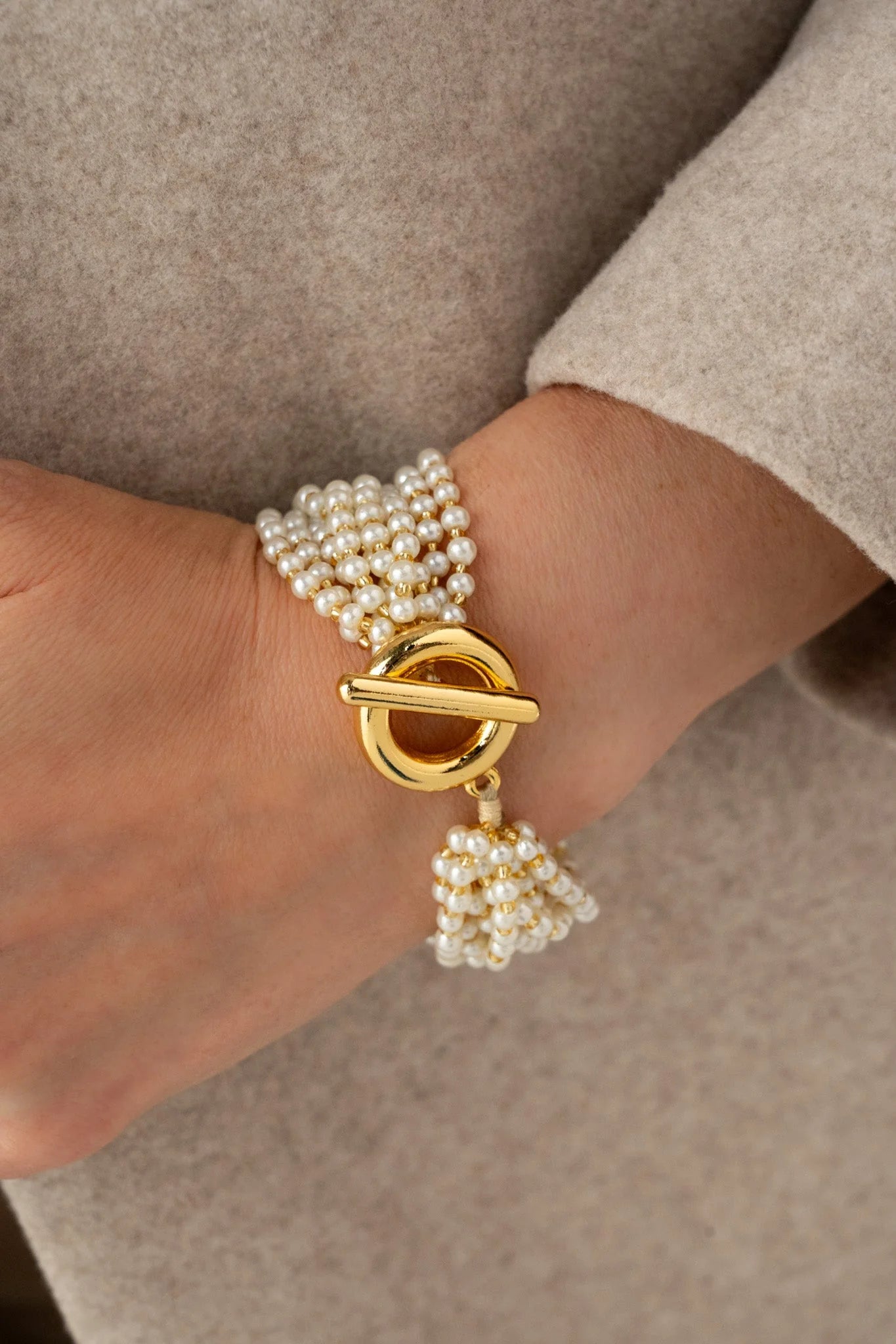 Pearl Bracelet Set