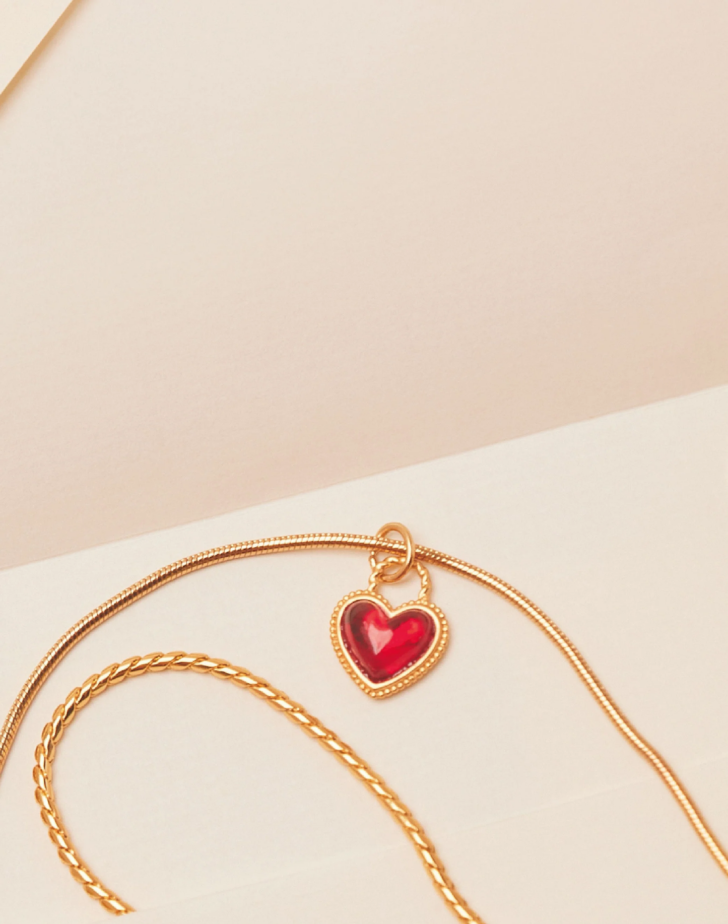 Carmesí Necklace+Earrings set