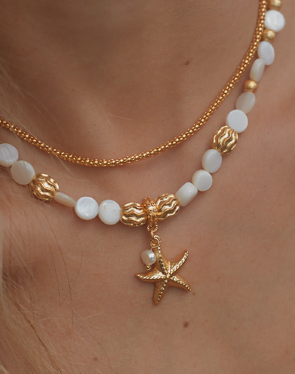 Nácar Layered Necklace
