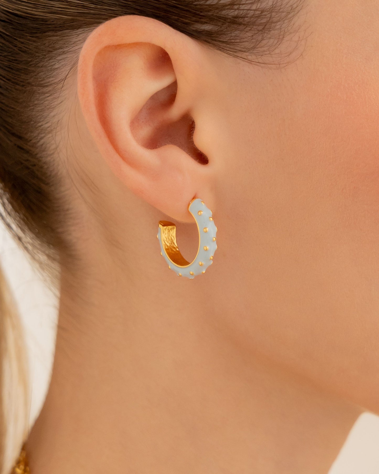 Pastel Hoop Earrings