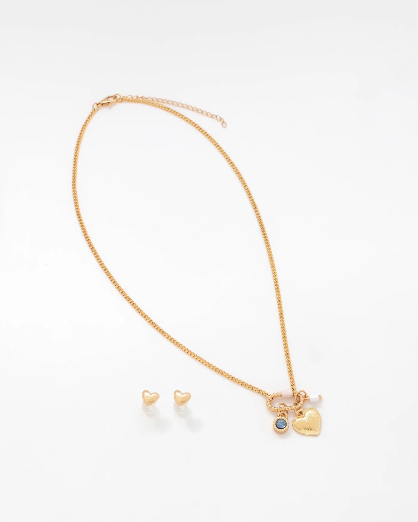 Crystal Multicharms Brooch Necklace