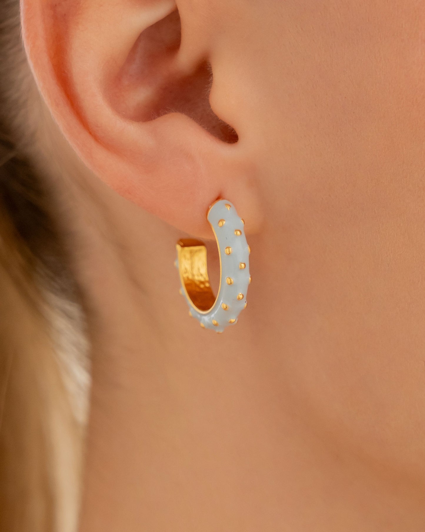 Pastel Hoop Earrings