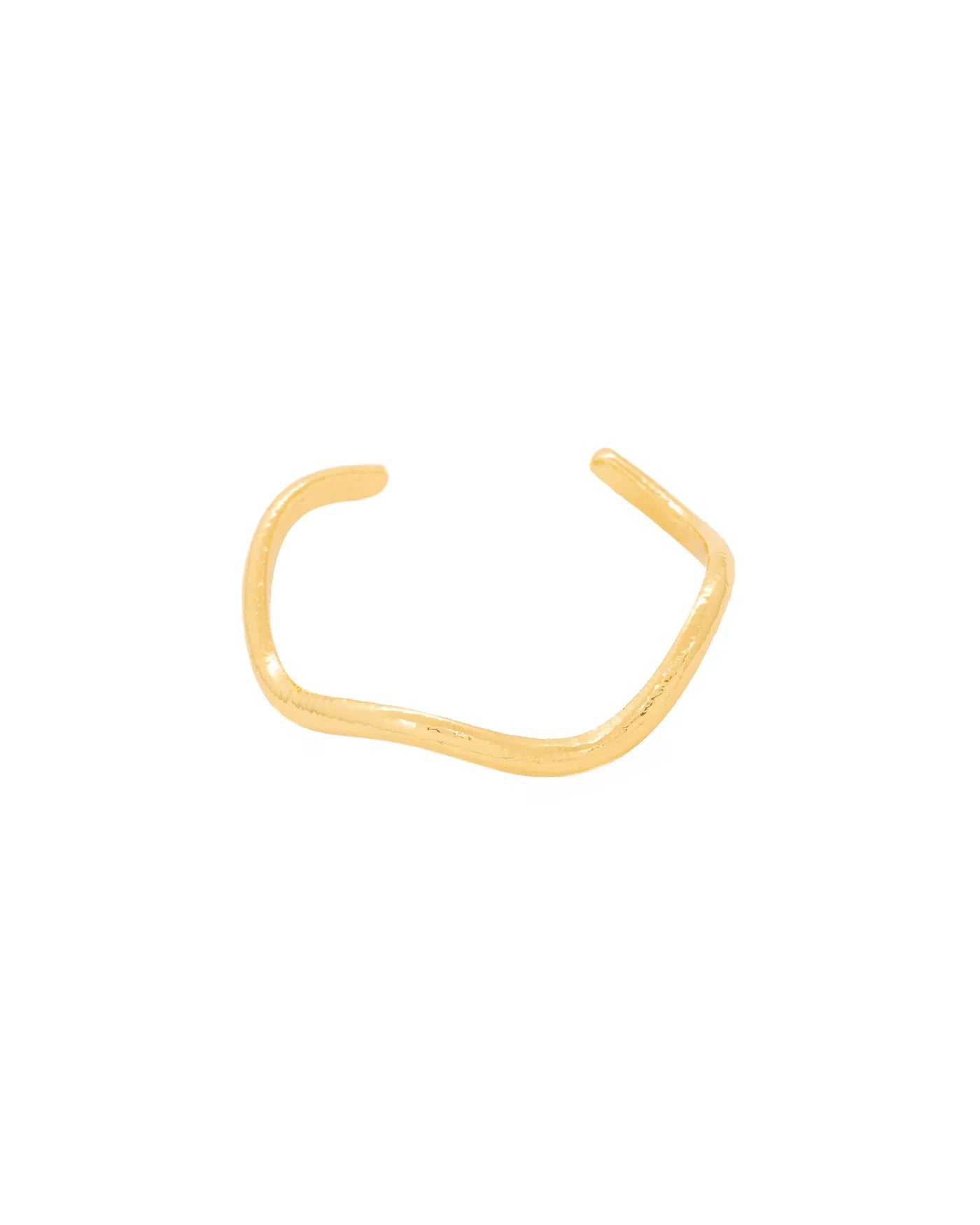 Wavy-Shaped Cuff Bracelet