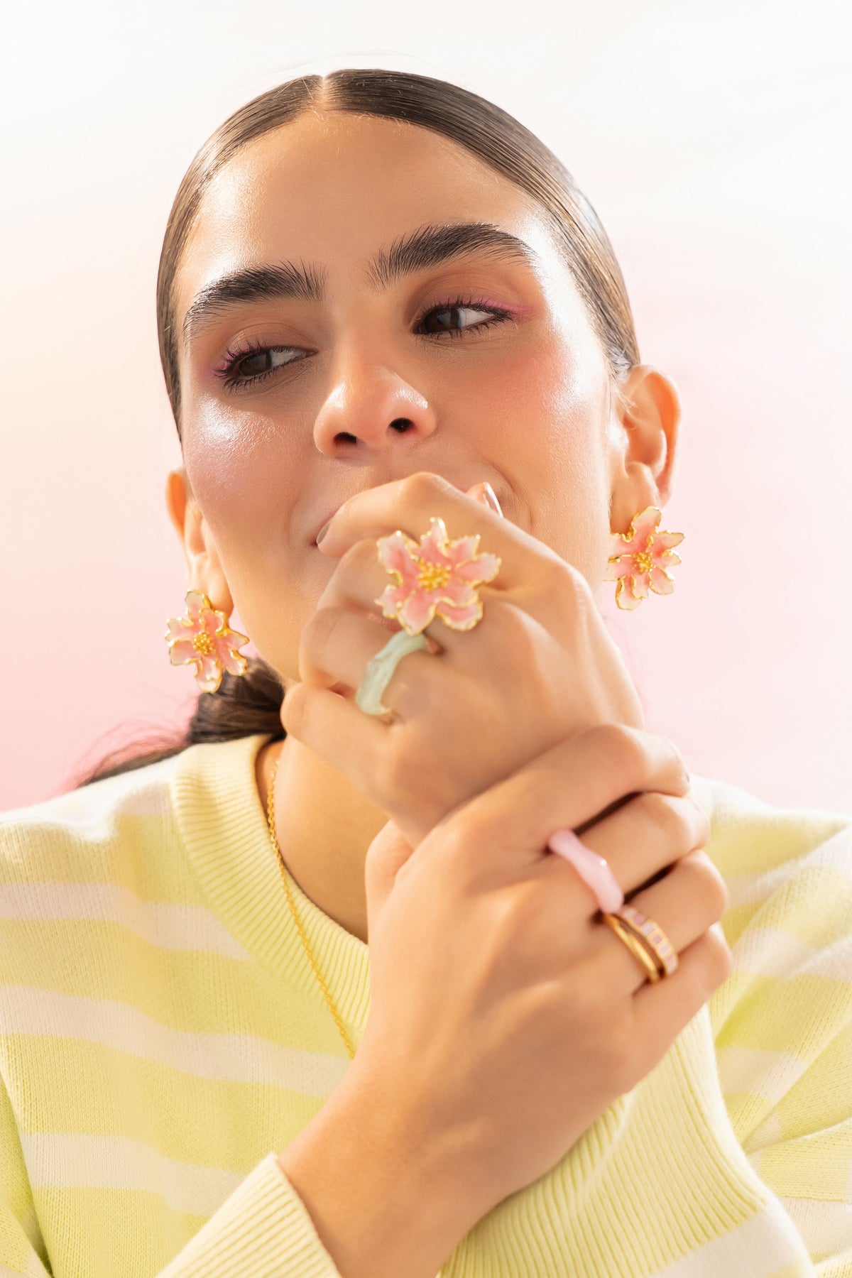 Pink Bloom Ring