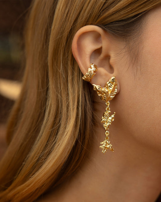 Magnolia Leaves Earrings