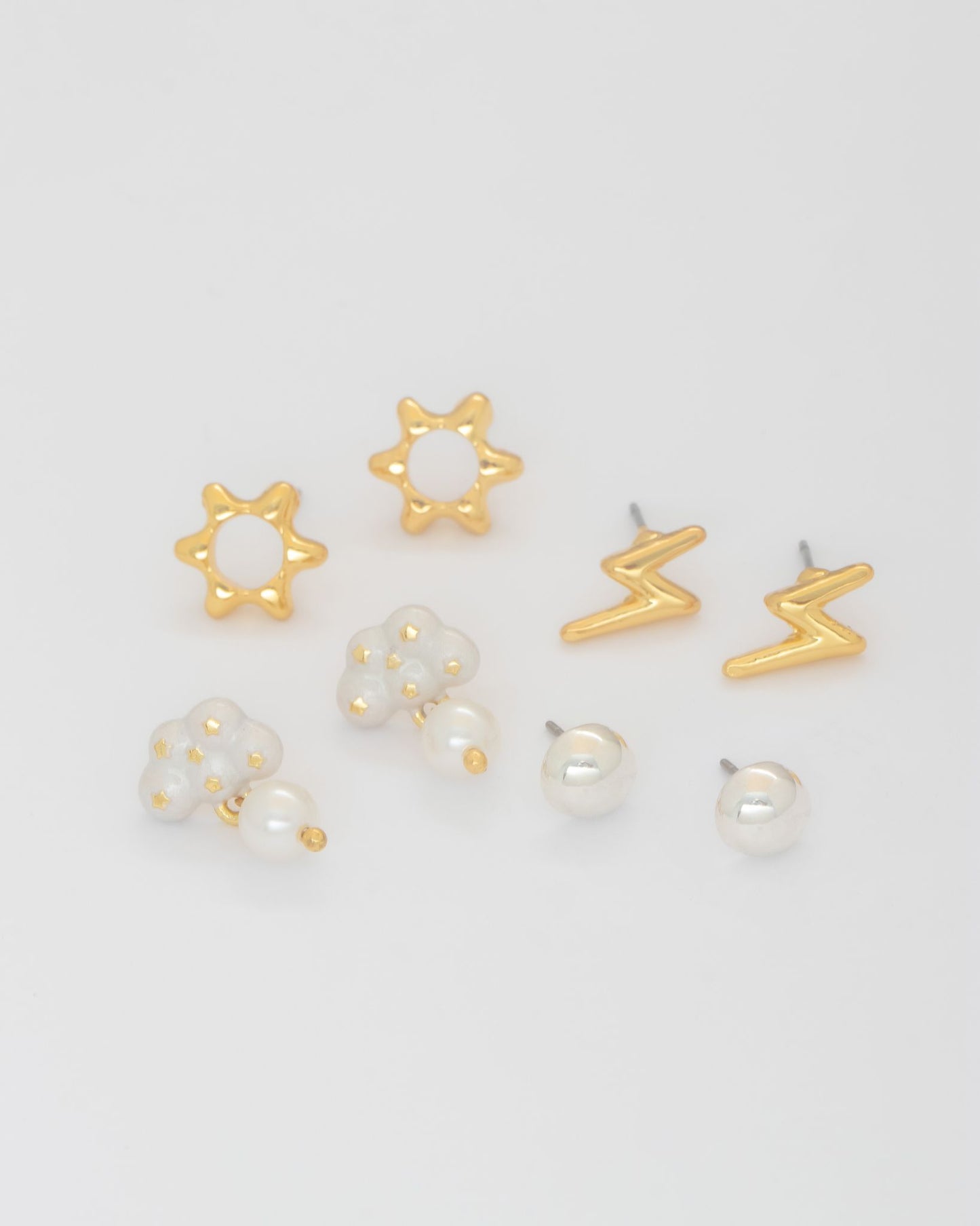 Lluvia de amor Earrings Set x 4