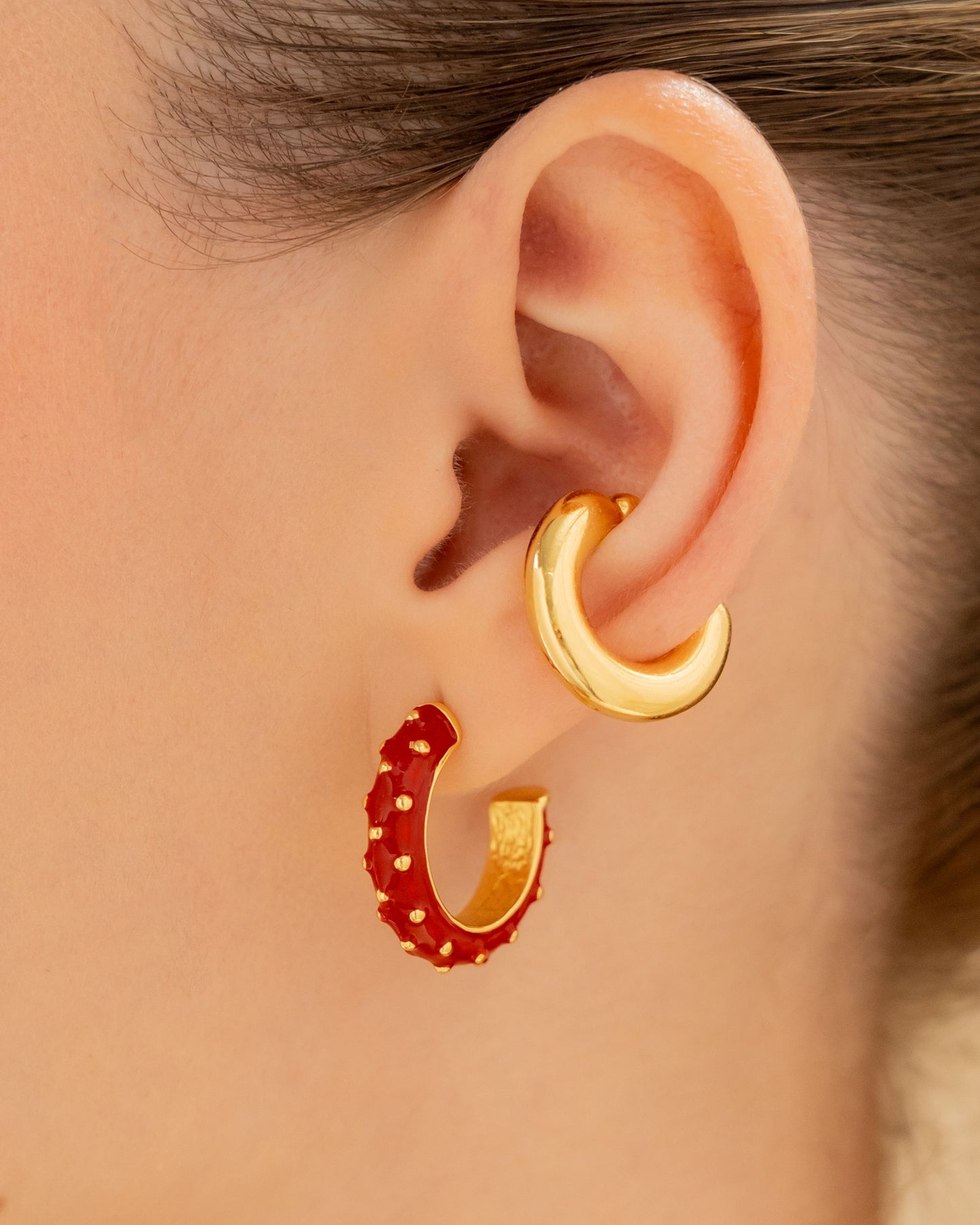 Pastel Hoop Earrings