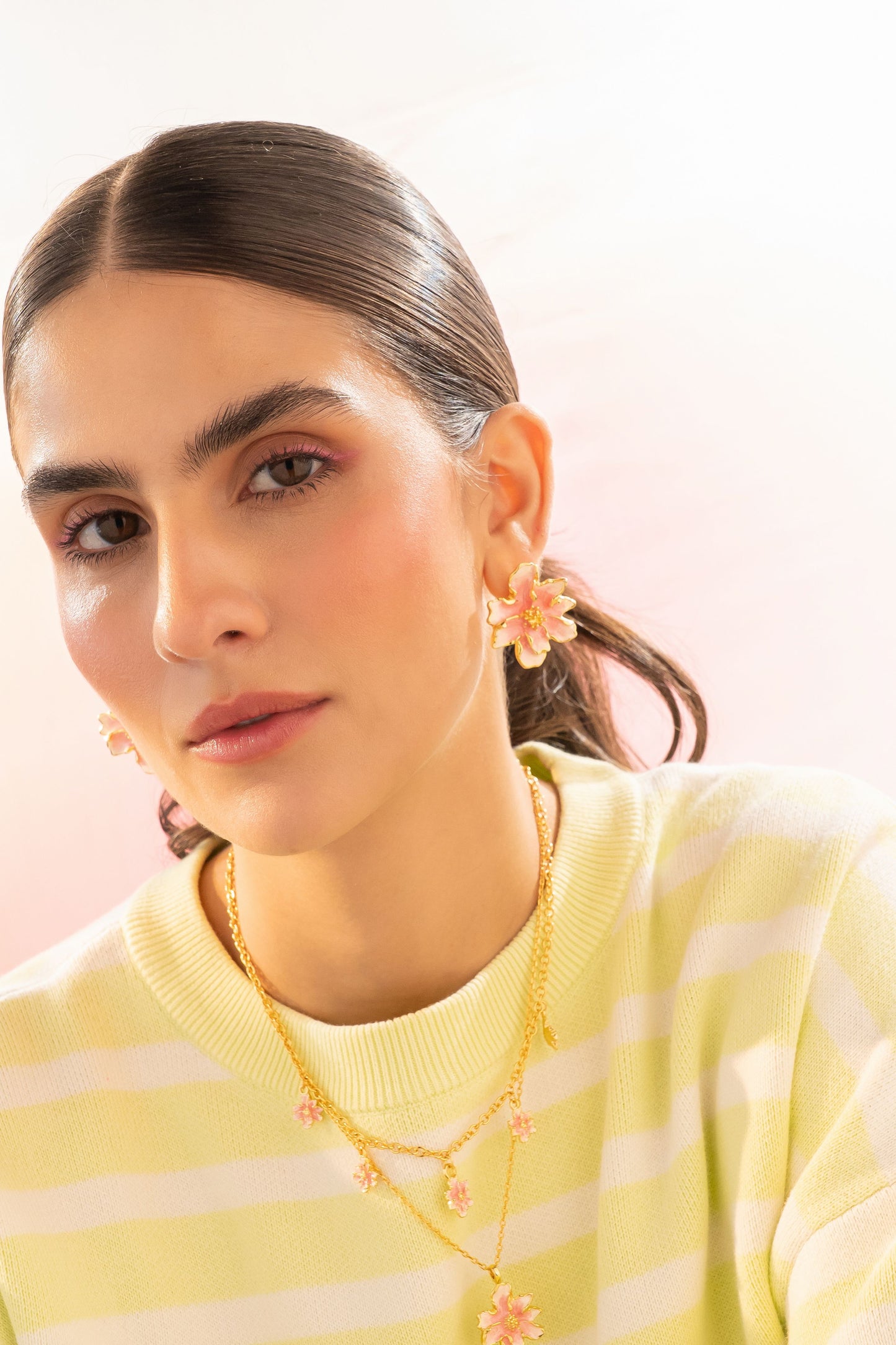 Pink Maxi Bloom Earrings