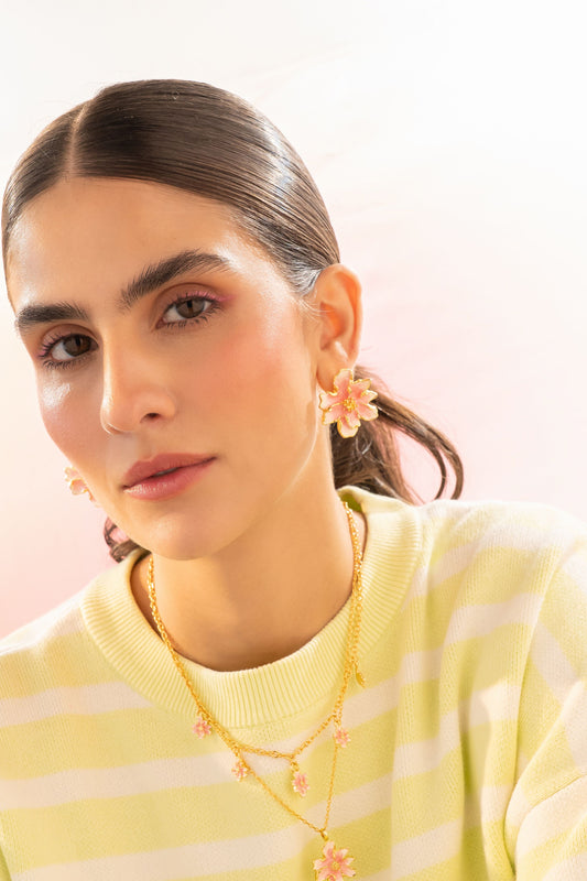 Pink Maxi Bloom Earrings
