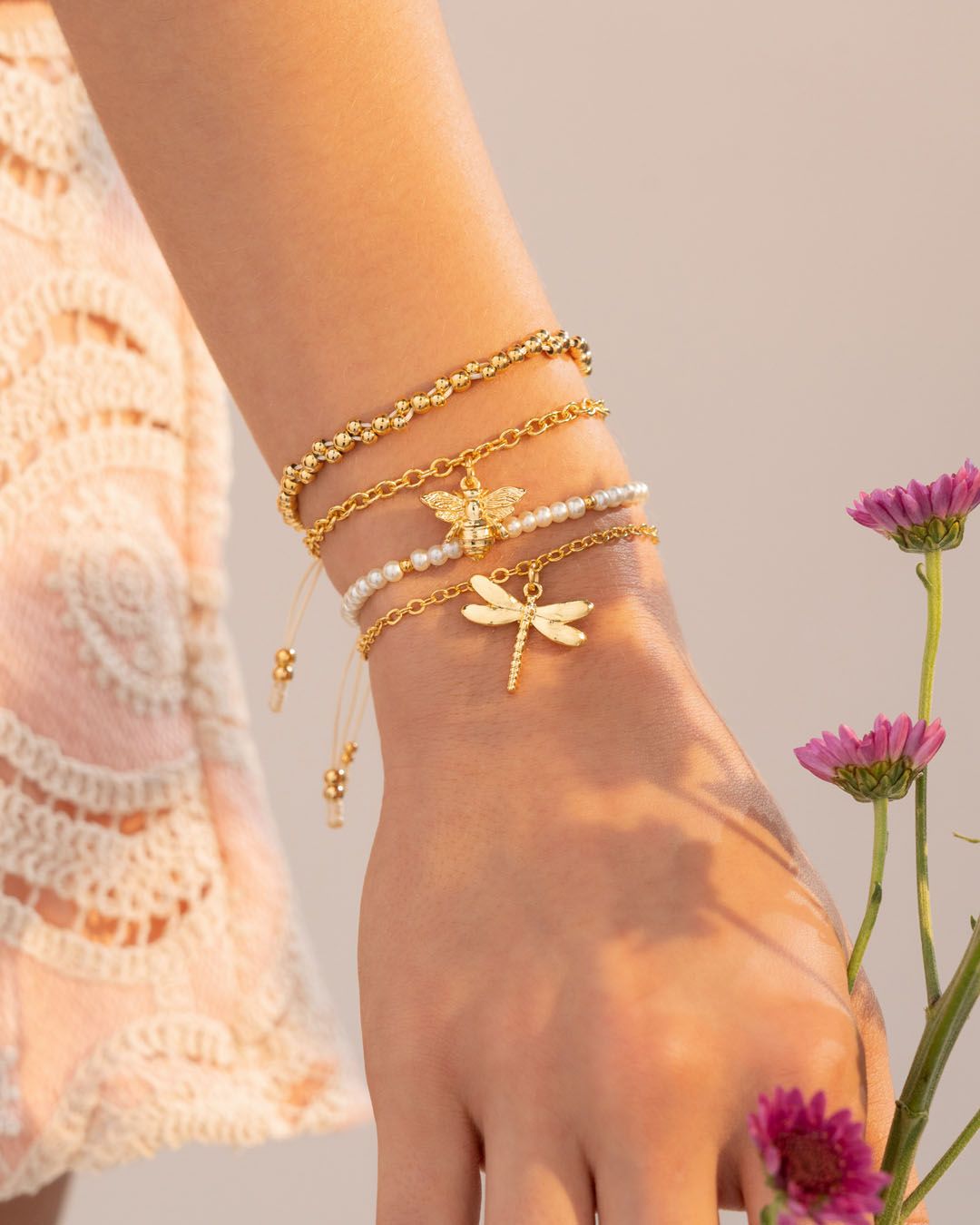Dragonfly Bracelet set