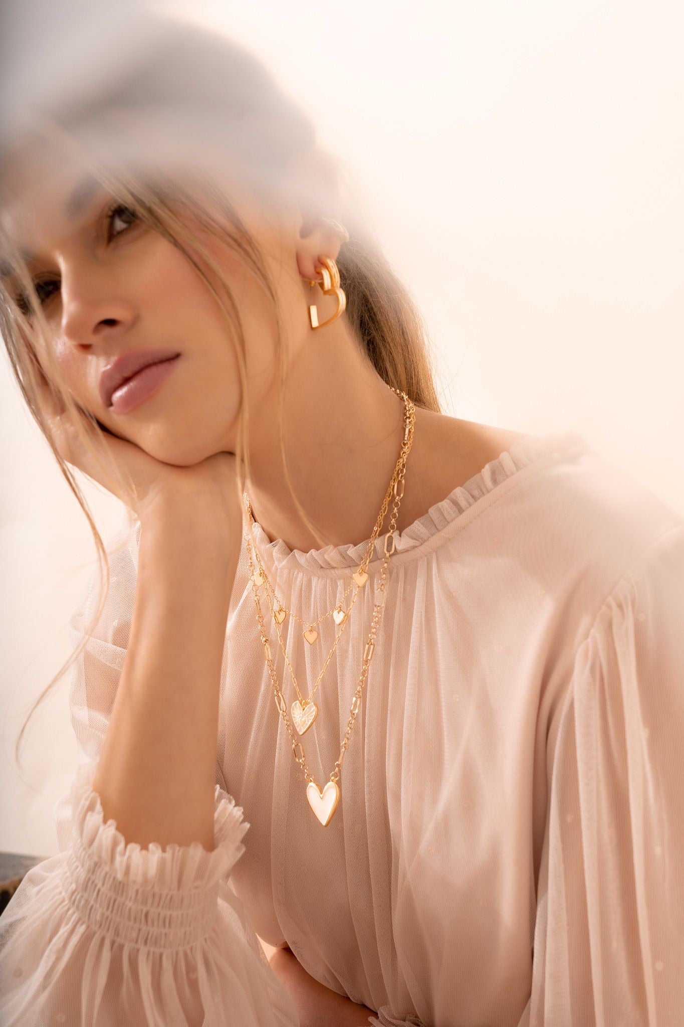 Creative Hearts Layered Necklace