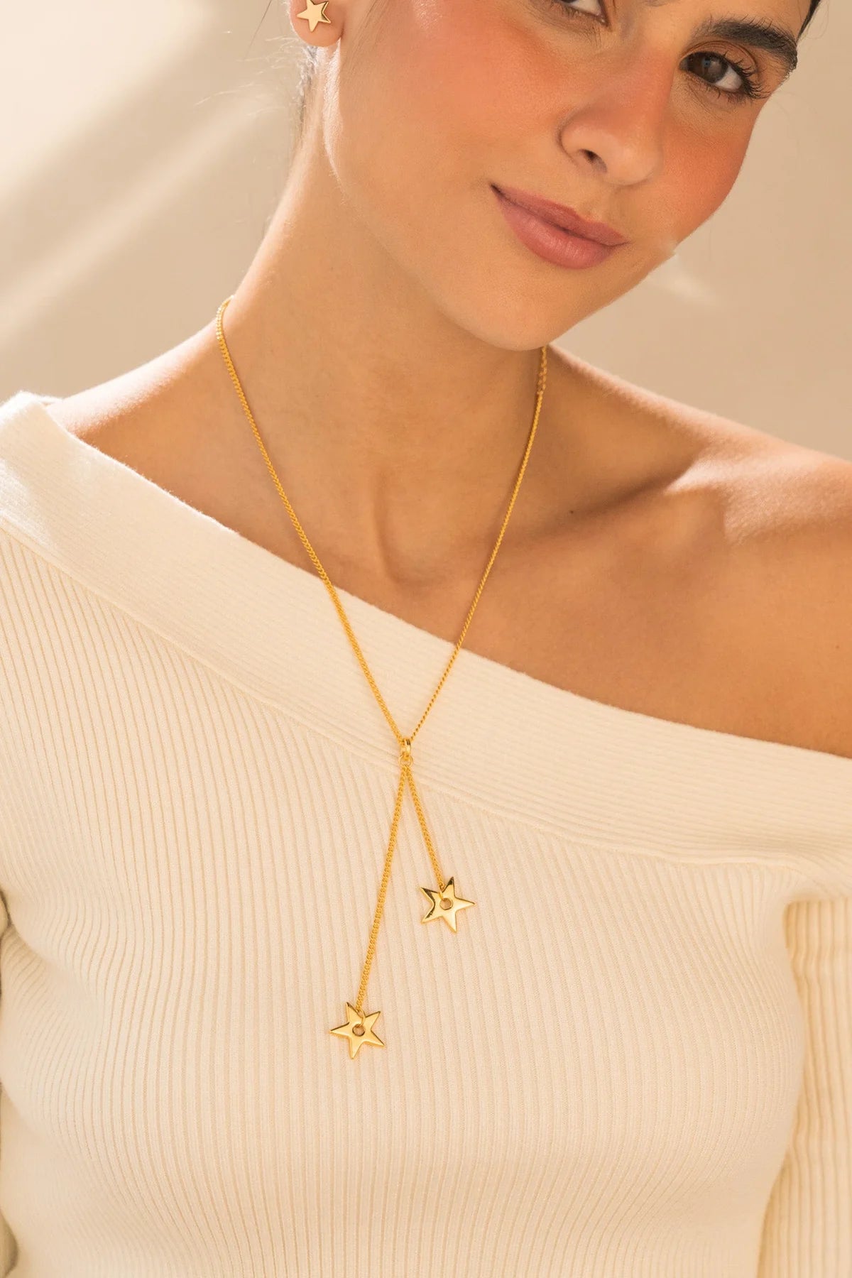 Star Lariat Necklace
