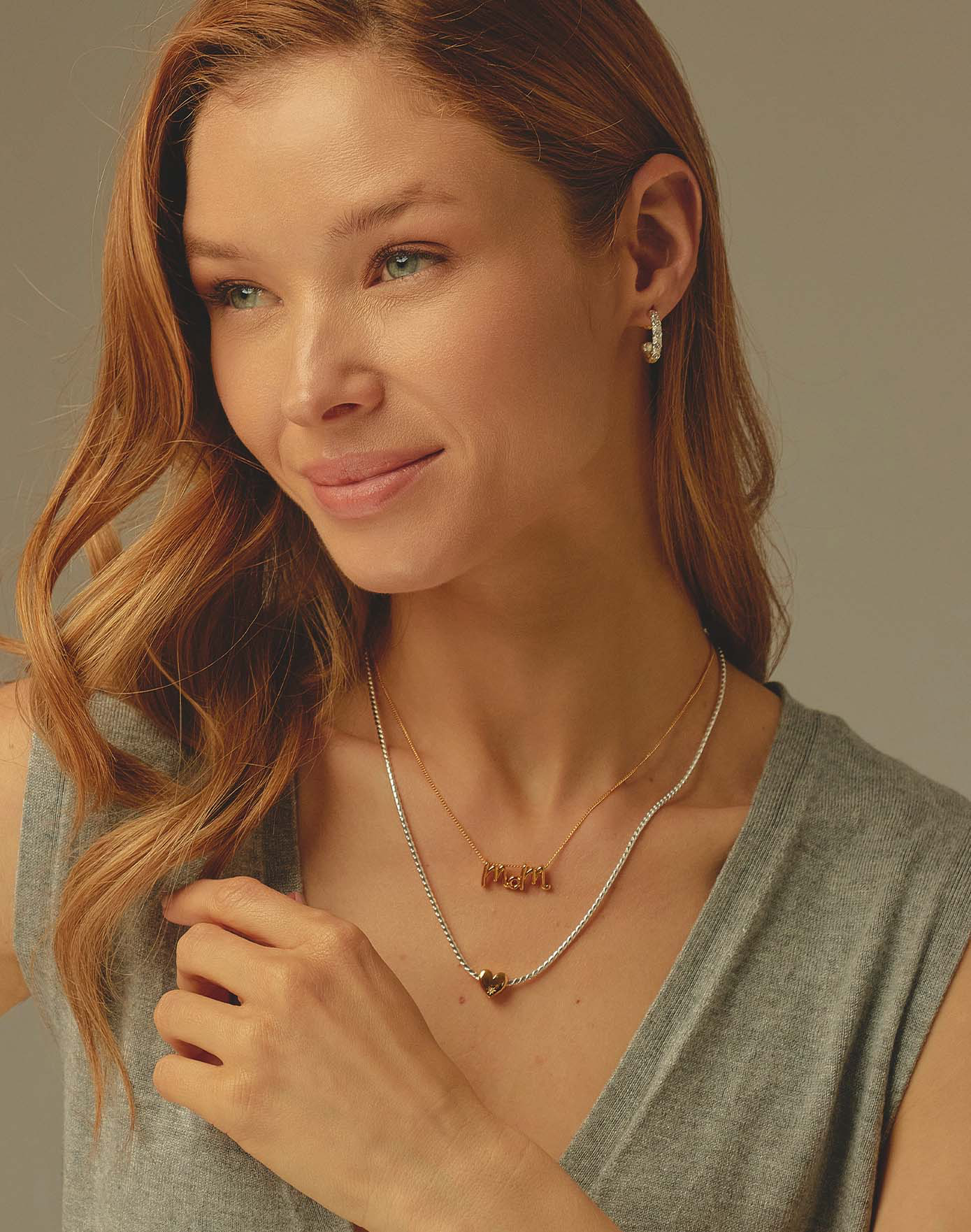 Mom Love Necklace Set