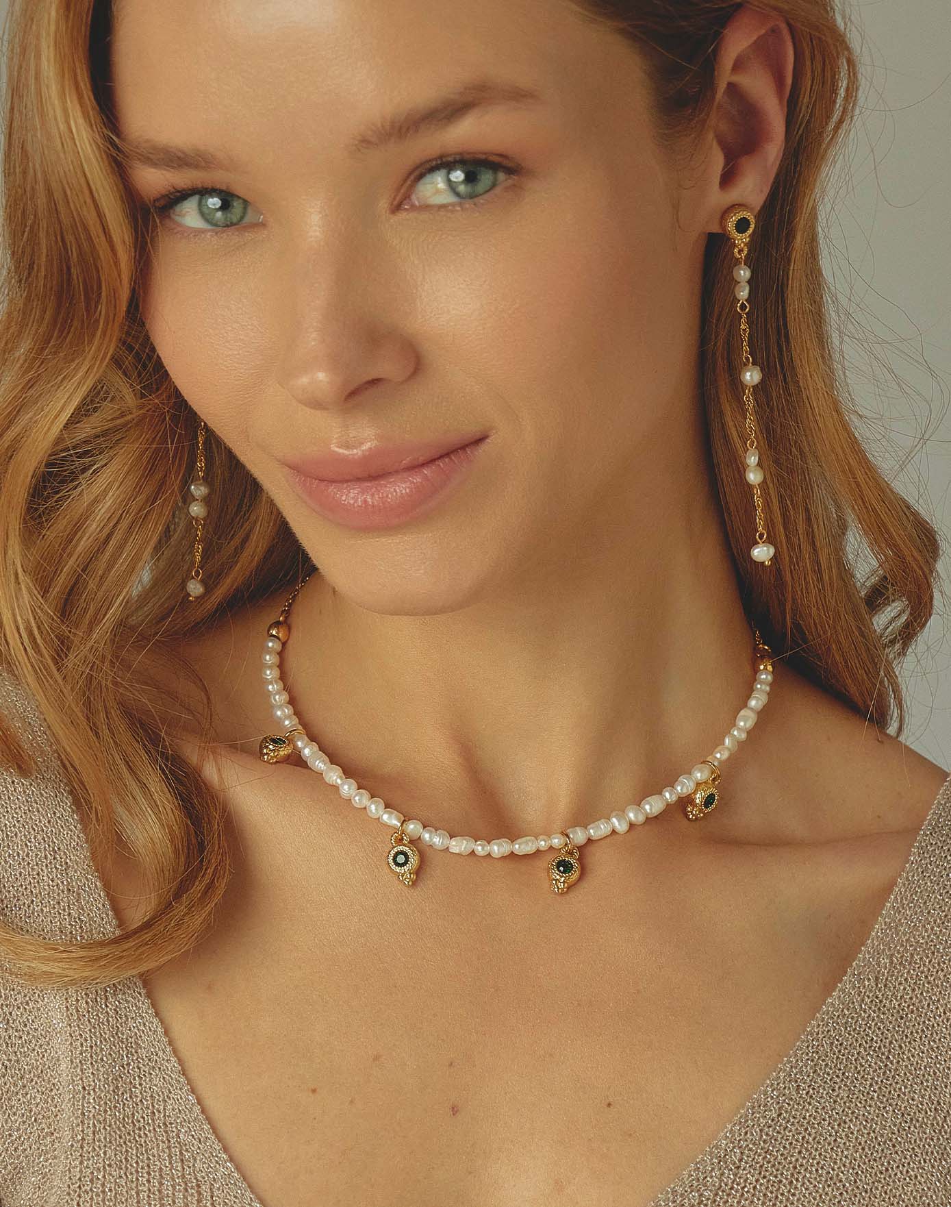 Oia Freshwater Pearl Necklace