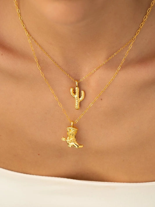 Cow girl Layered Necklace