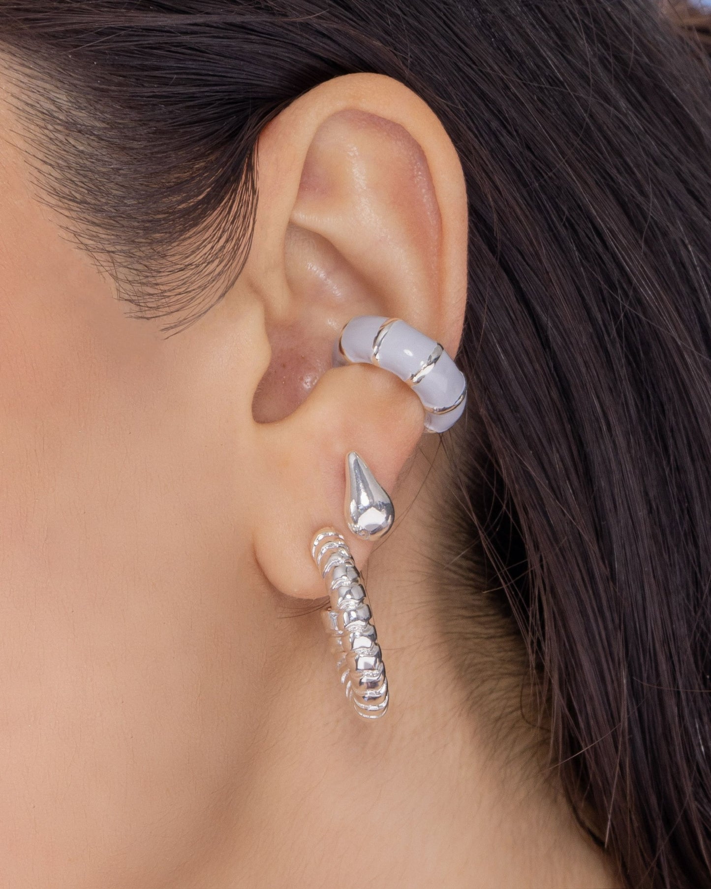 Baby Blue Drop Earrings Set