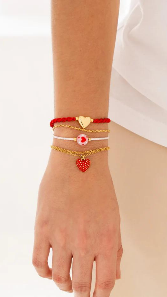 Red Lucy Braceletes