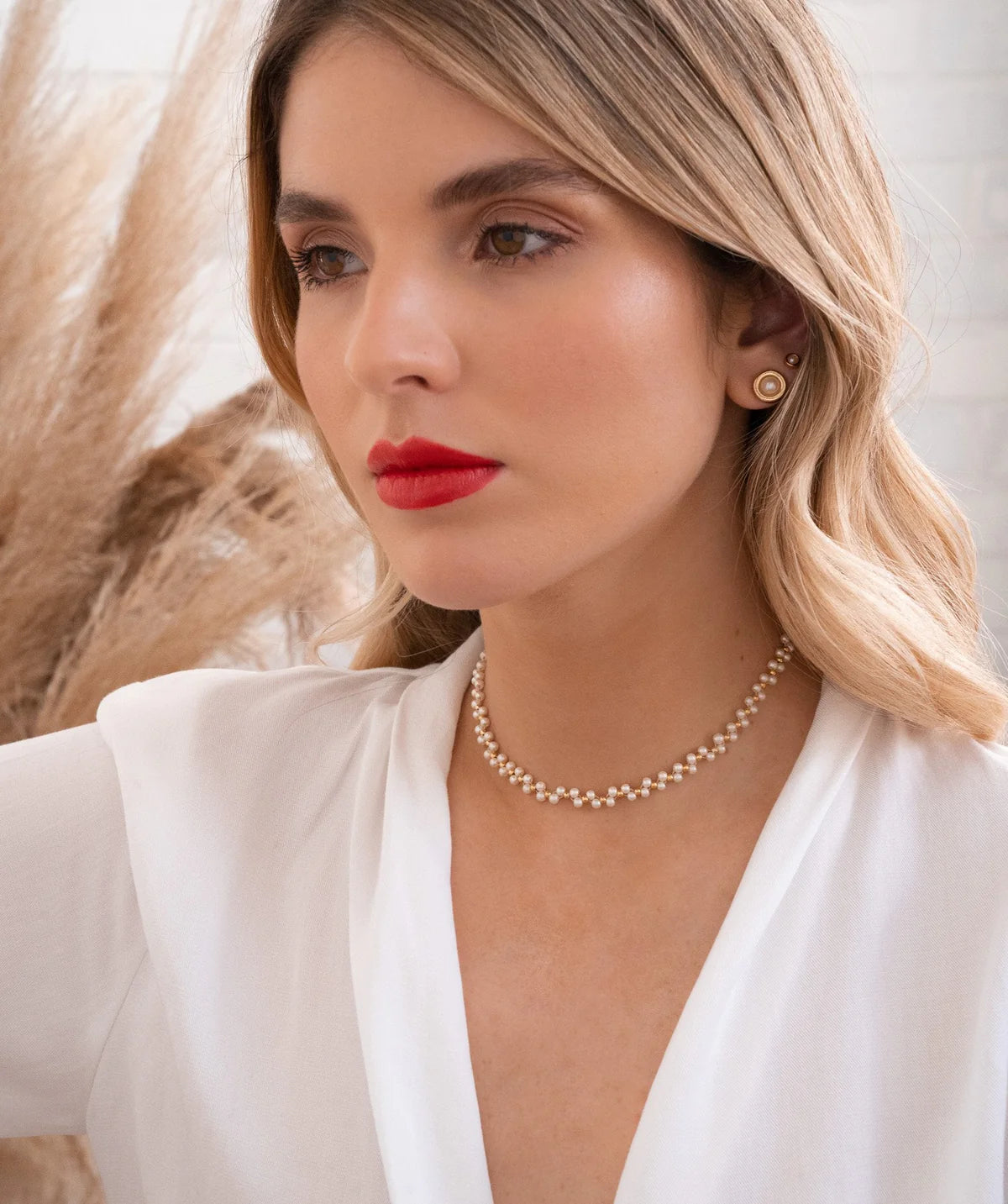 Handwoven Pearl Necklace