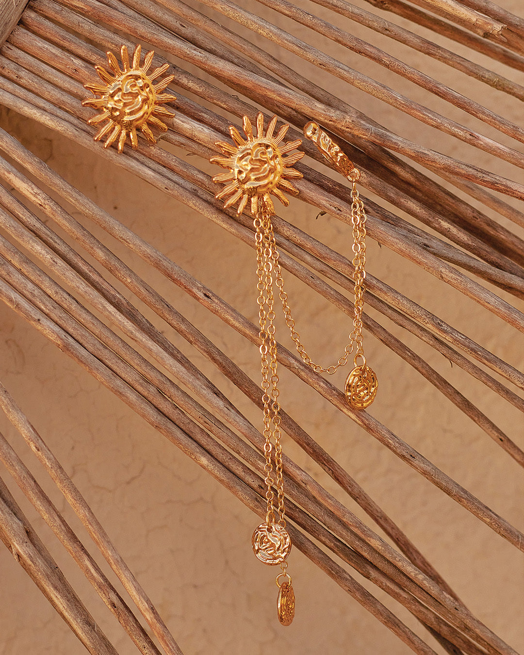 Solcito Earrings-Stud and Earcuff