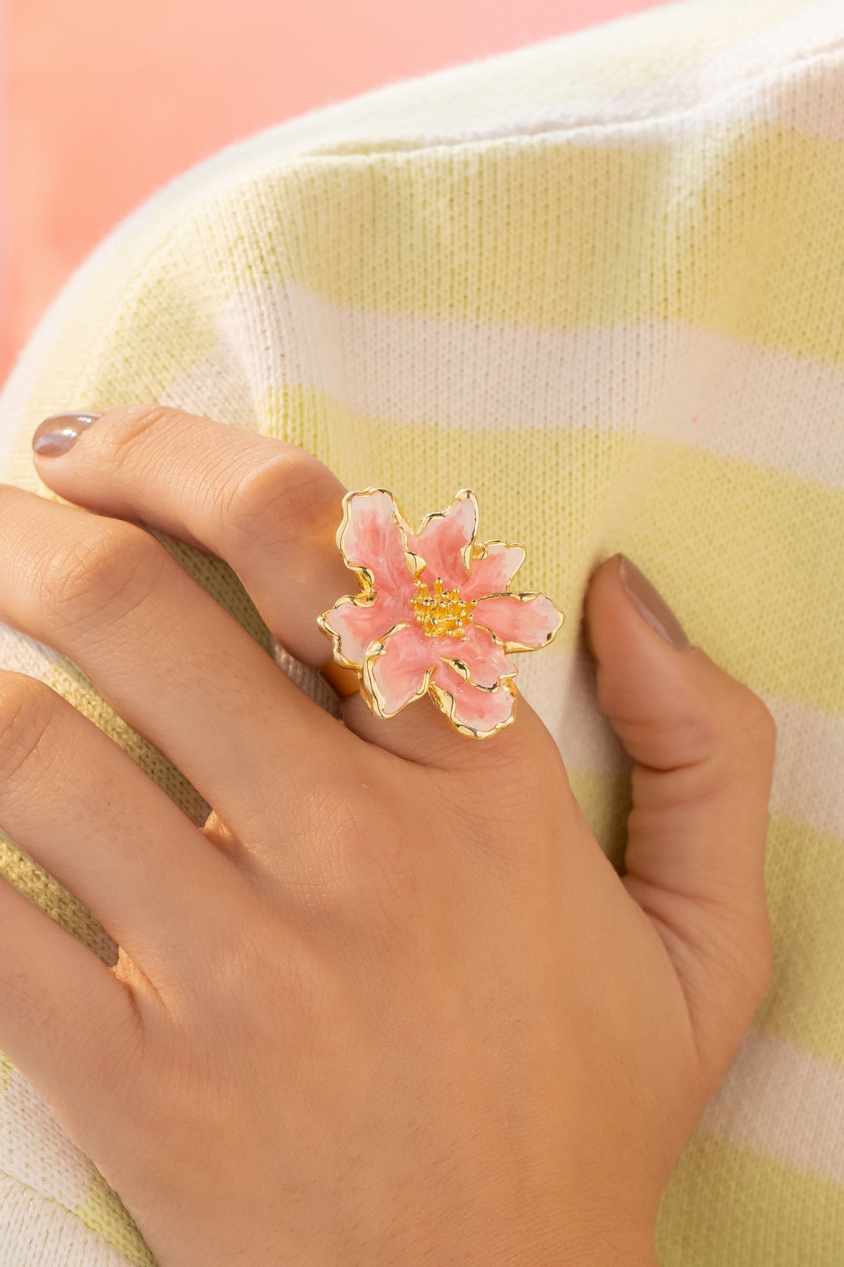 Pink Bloom Ring