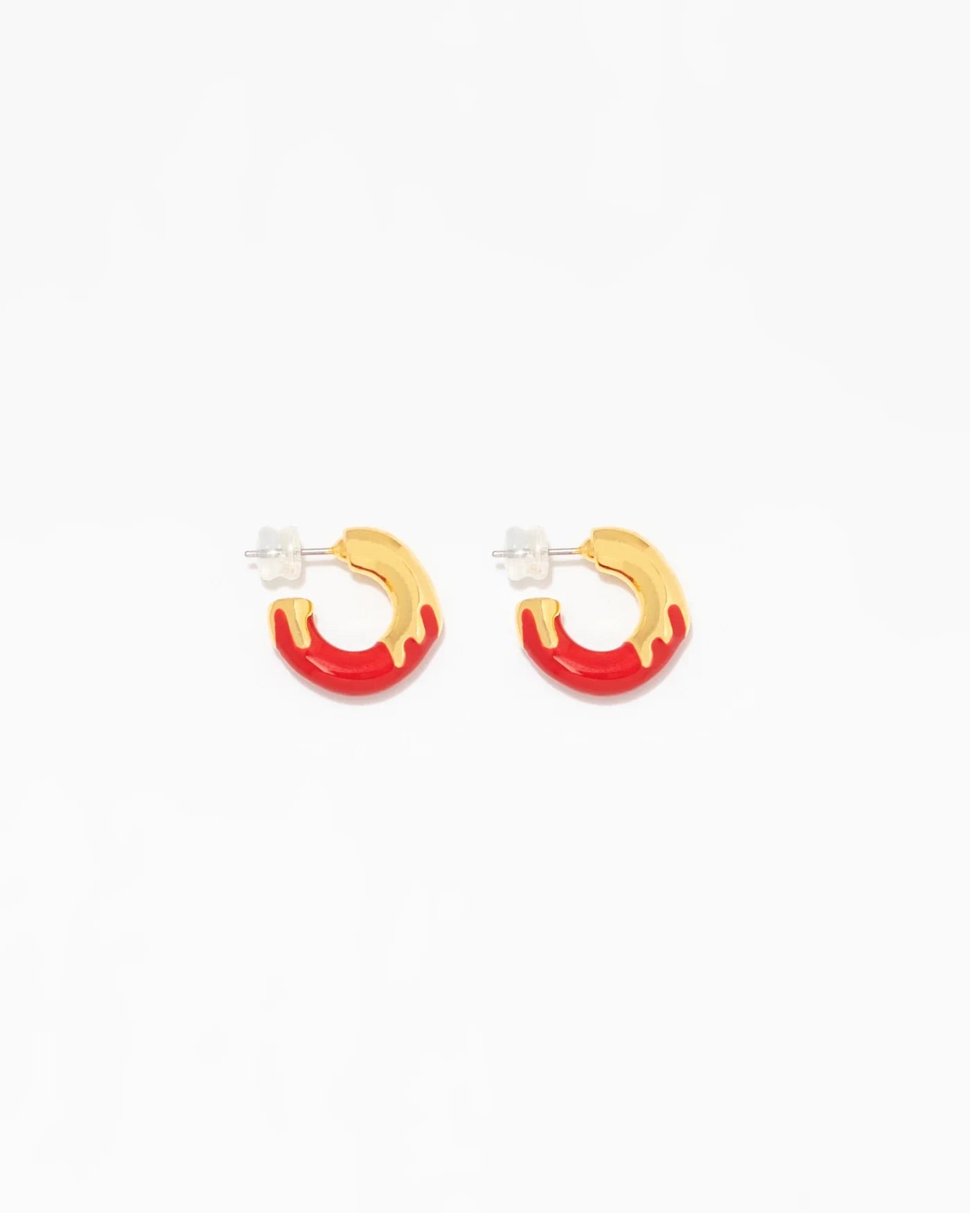 Red Sweet Hoop Earring