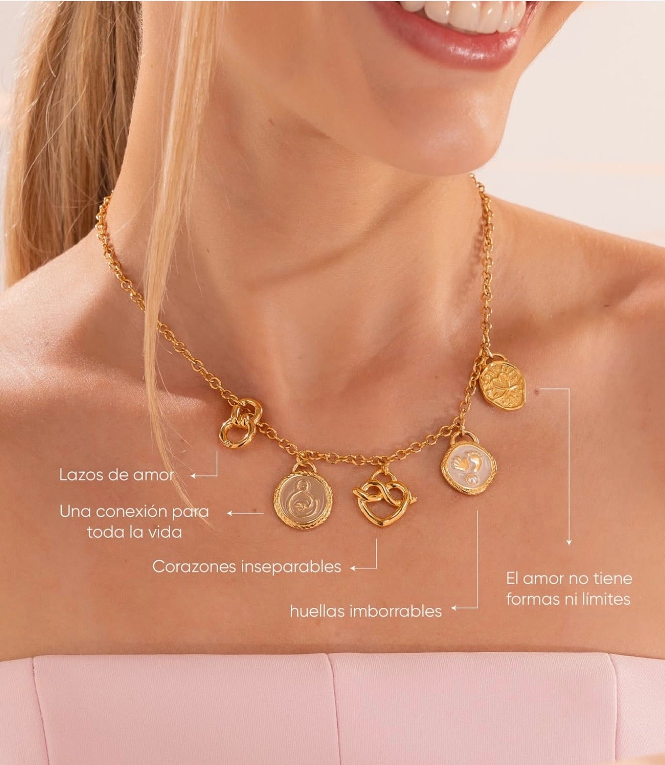 Love's Bond Multicharms Necklace